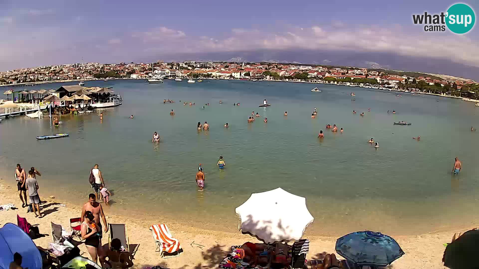 Novalja Kamera u živo – gradska plaža