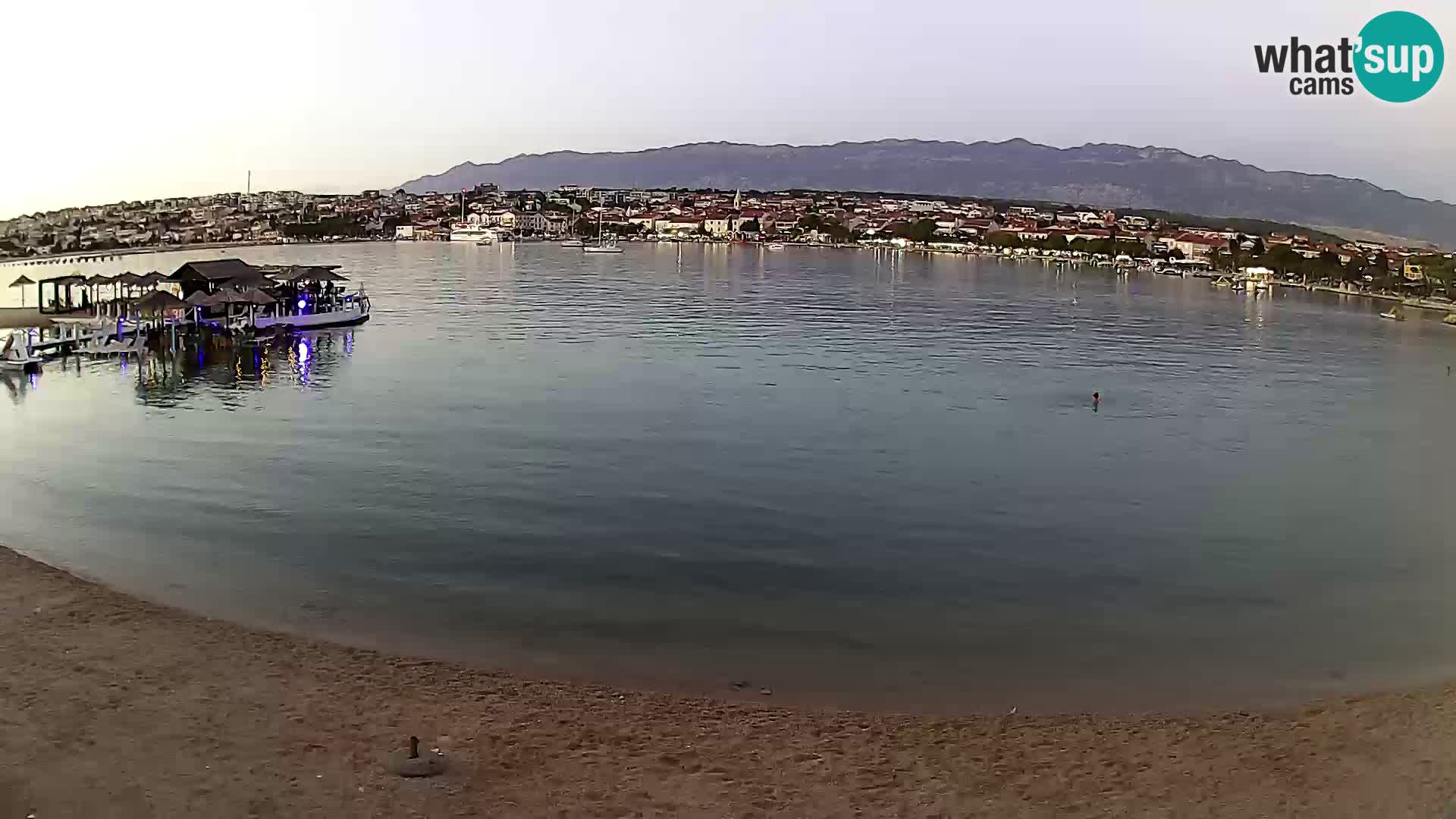 Novalja Kamera u živo – gradska plaža