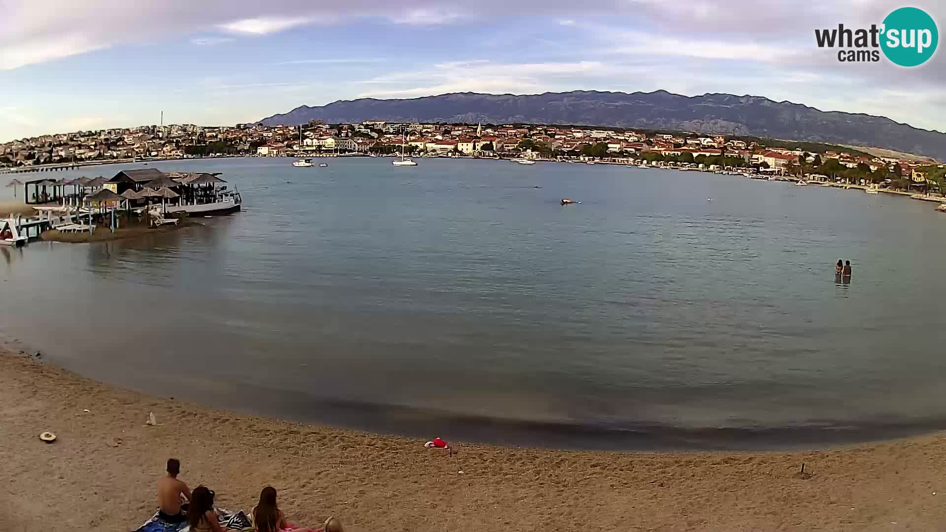 Novalja webcam – spiaggia cittadina