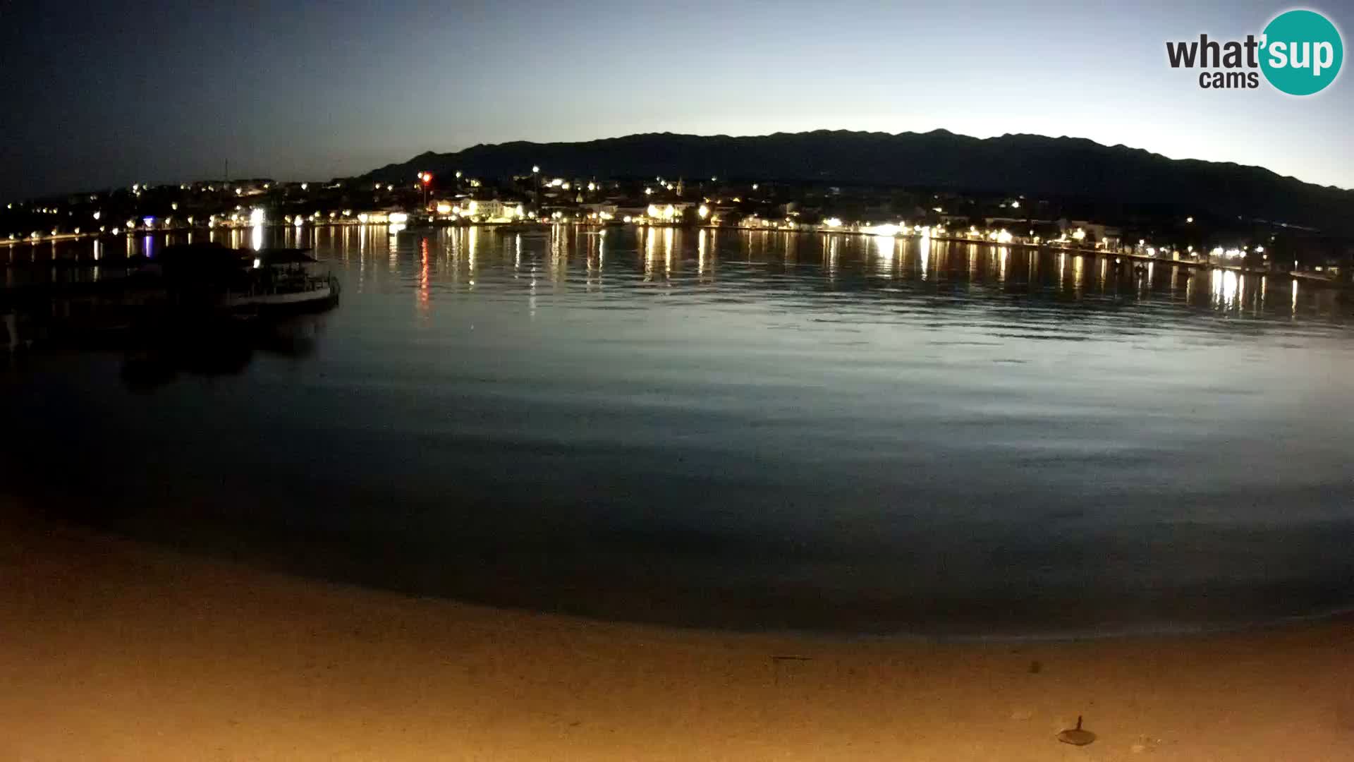 Novalja Kamera v živo – mestna plaža