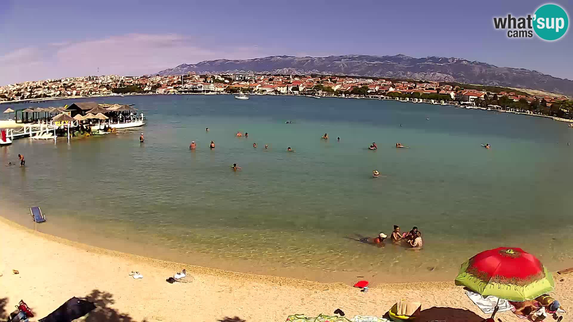 Novalja Kamera u živo – gradska plaža