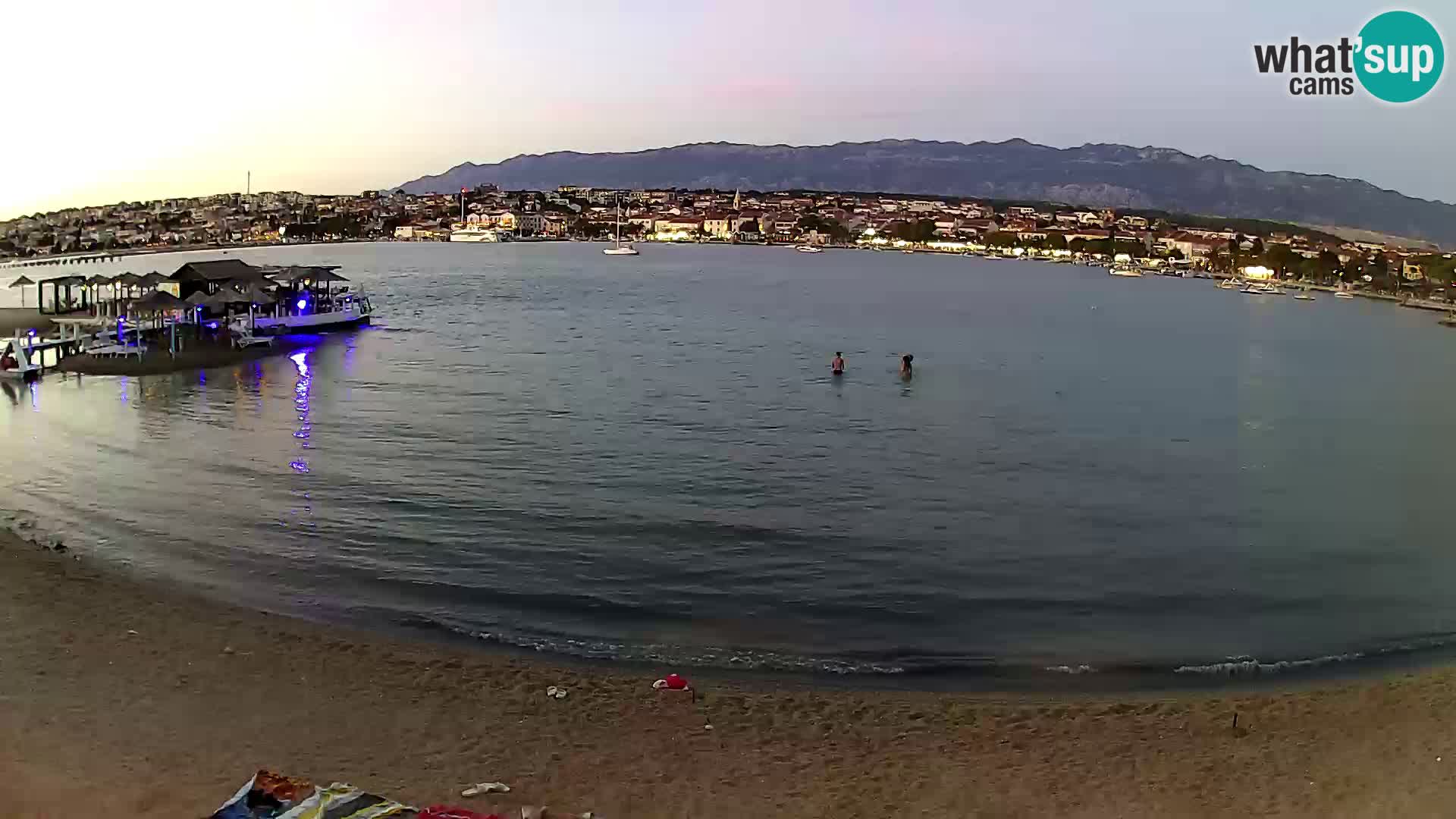 Webcam Novalja – Stadtstrand