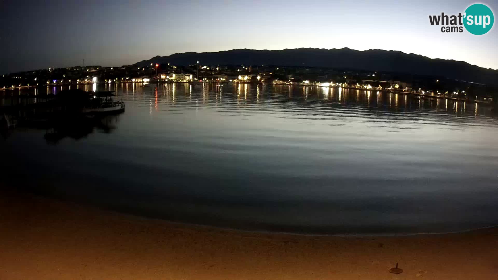 Live webcam Novalja – The Town beach