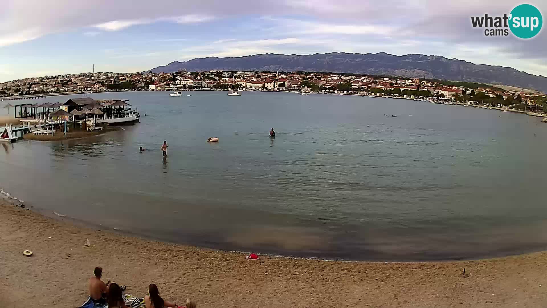 Live webcam Novalja – The Town beach
