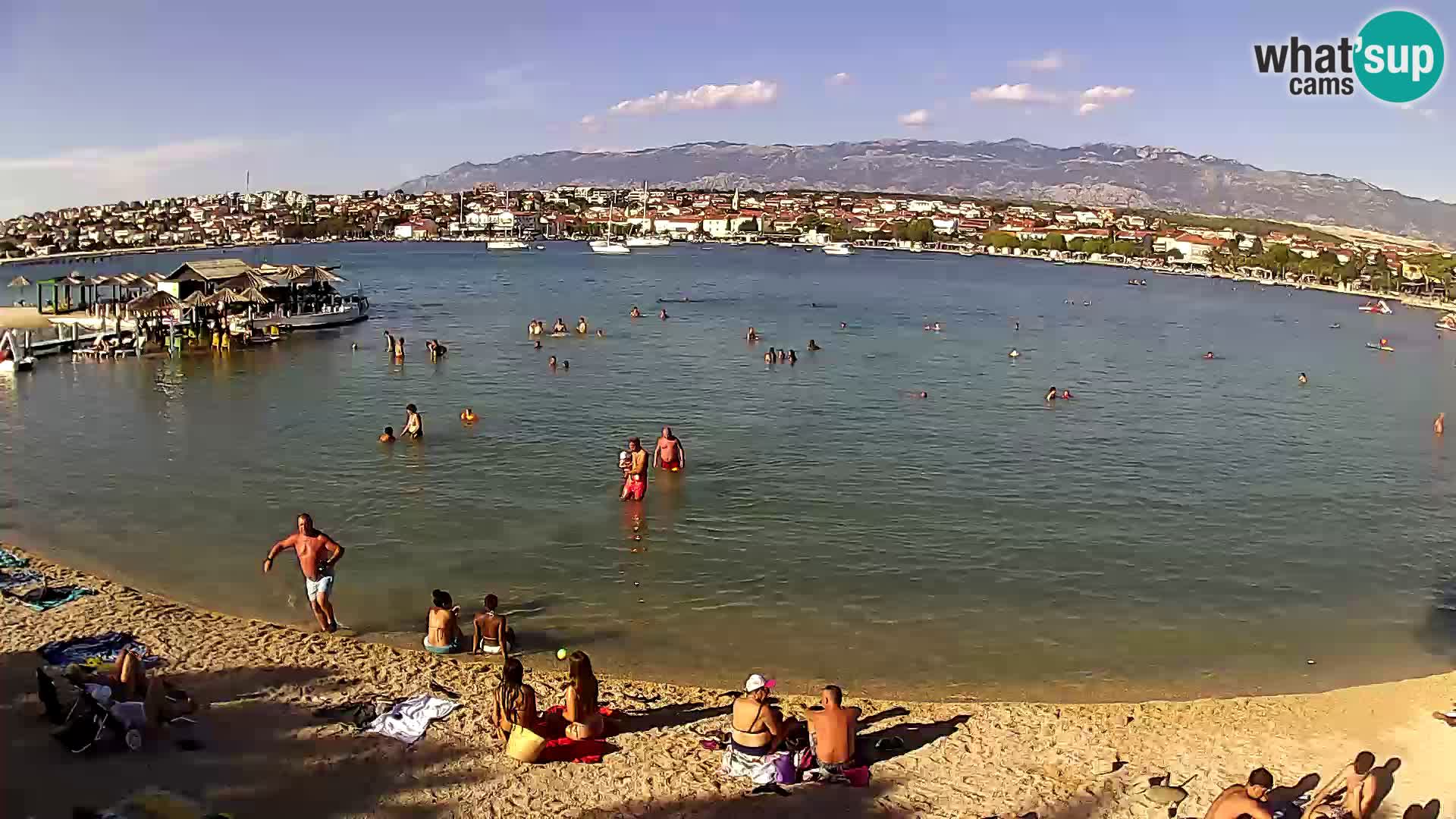 Live webcam Novalja – The Town beach