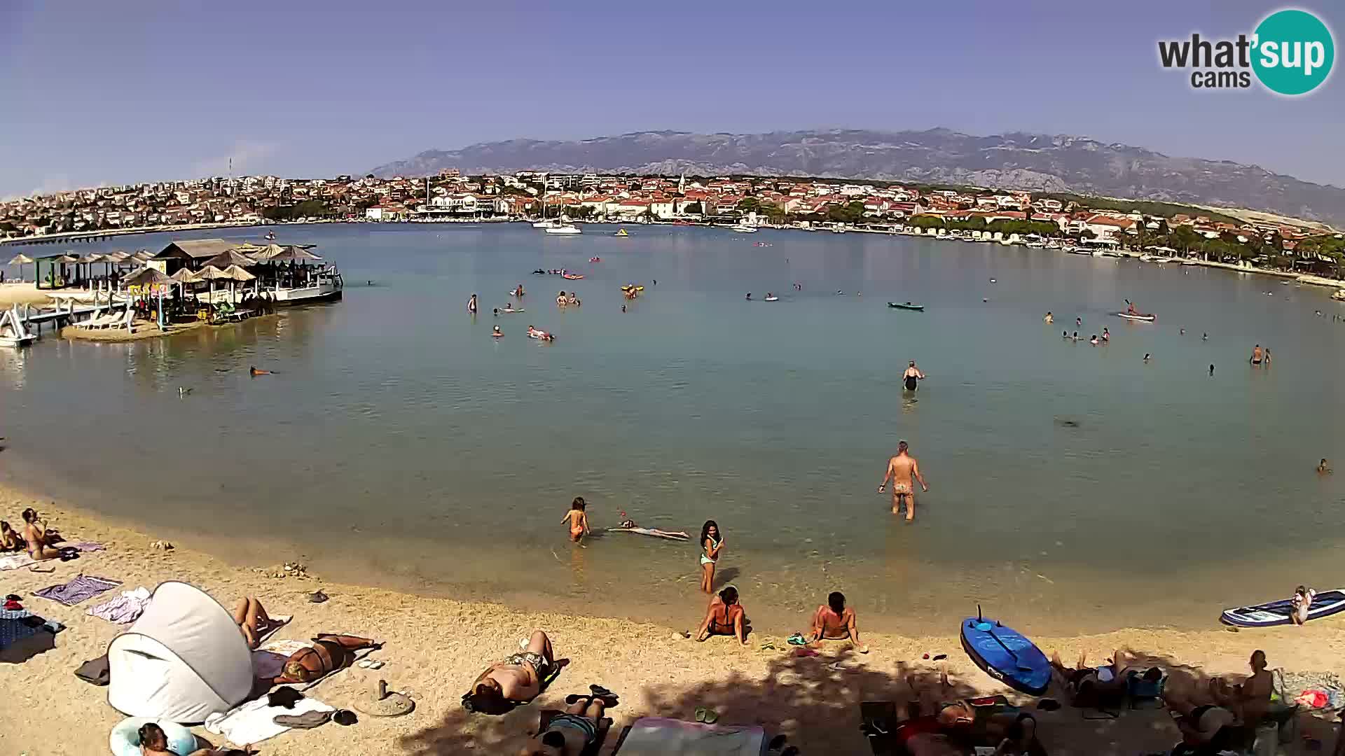 Novalja Kamera u živo – gradska plaža