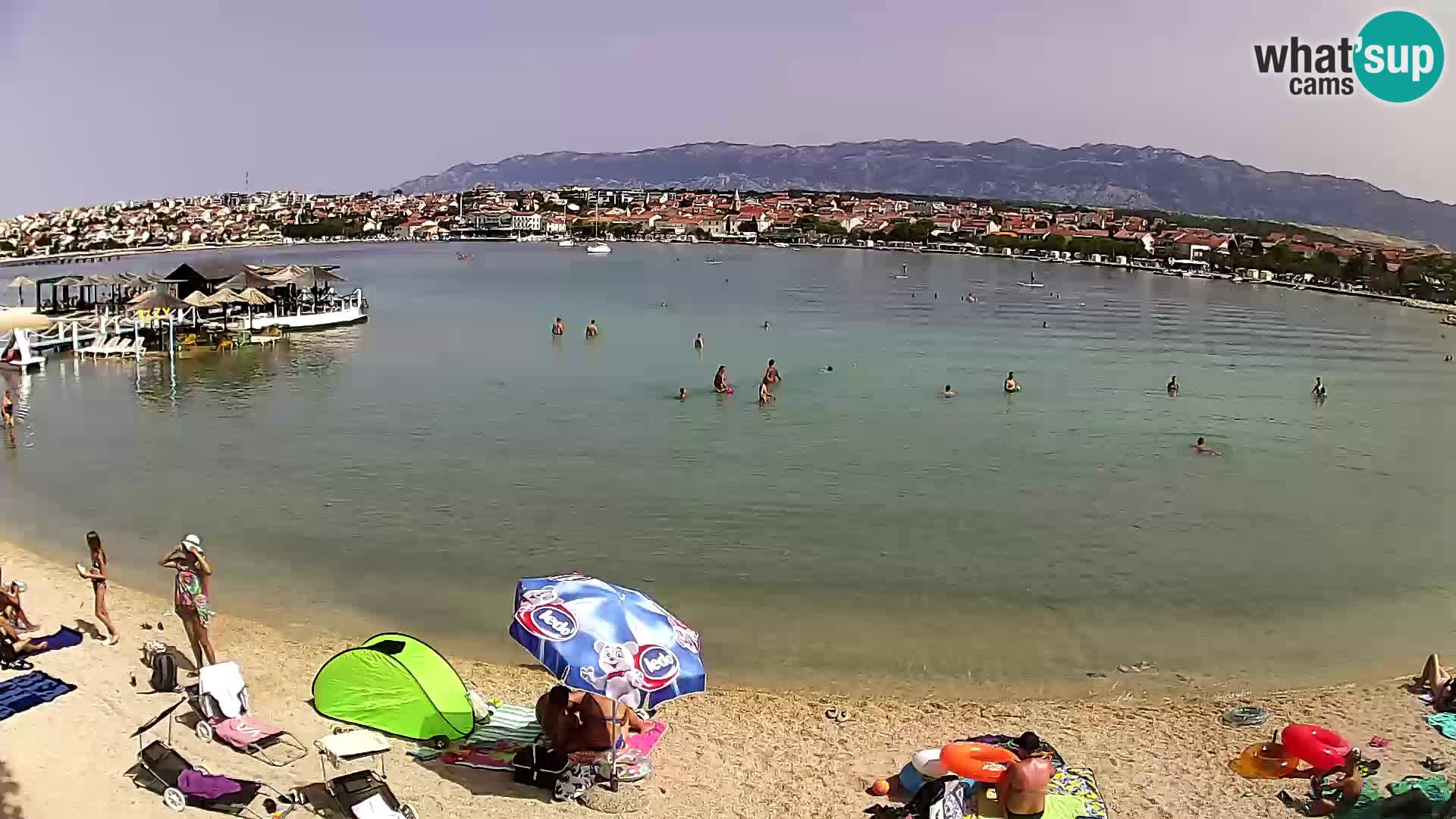 Novalja Kamera u živo – gradska plaža