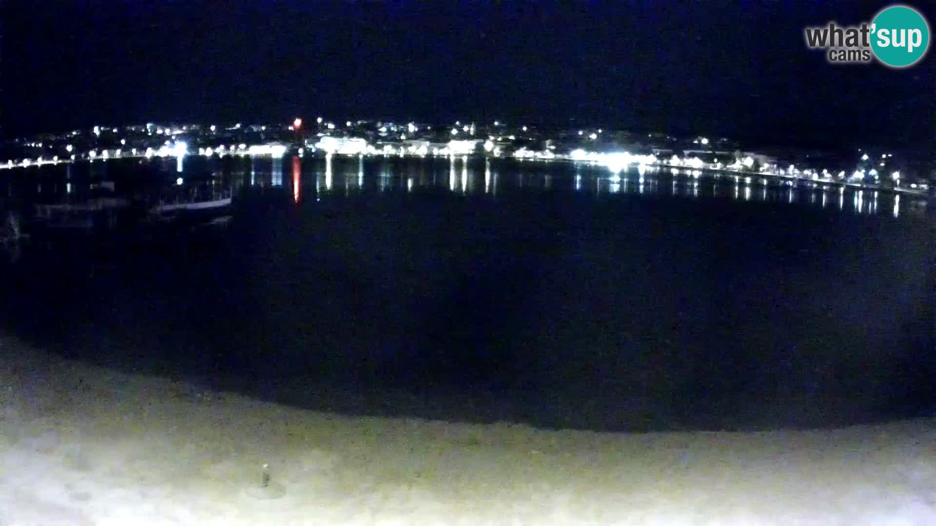 Novalja en vivo – playa de la ciudad
