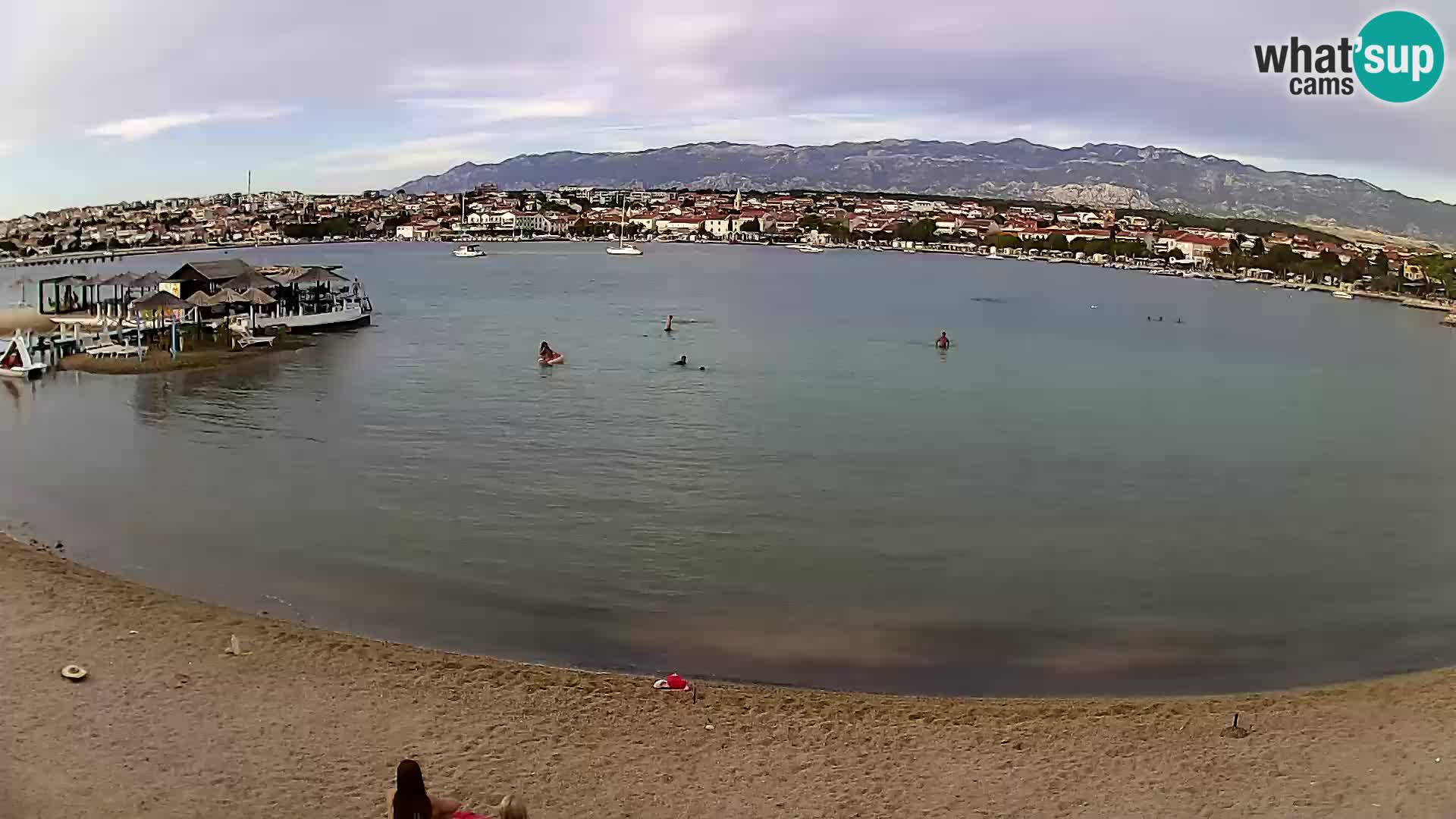 Novalja livecam – plage de la ville