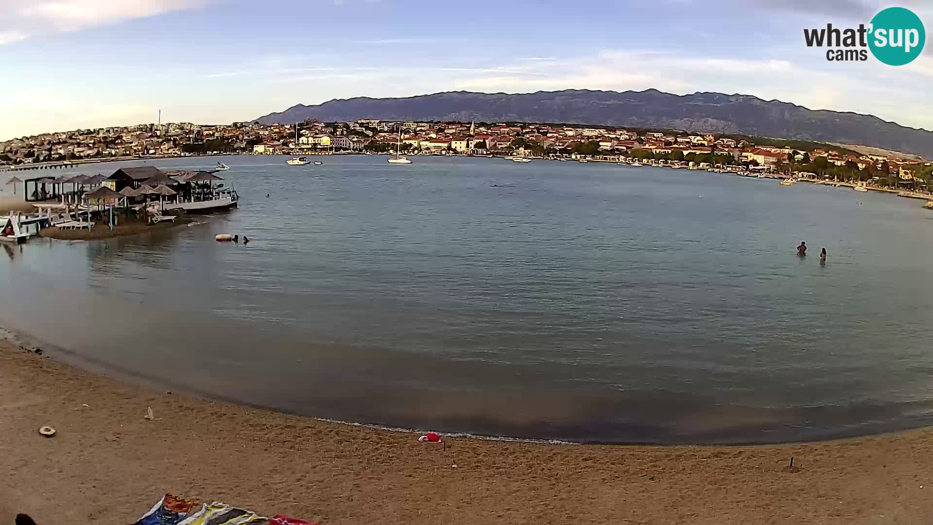 Novalja Kamera u živo – gradska plaža