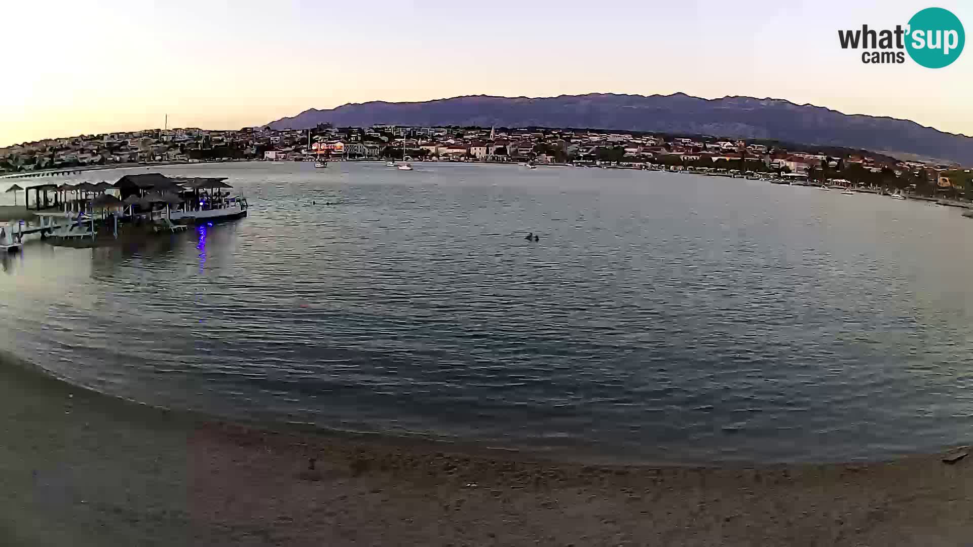 Live webcam Novalja – The Town beach