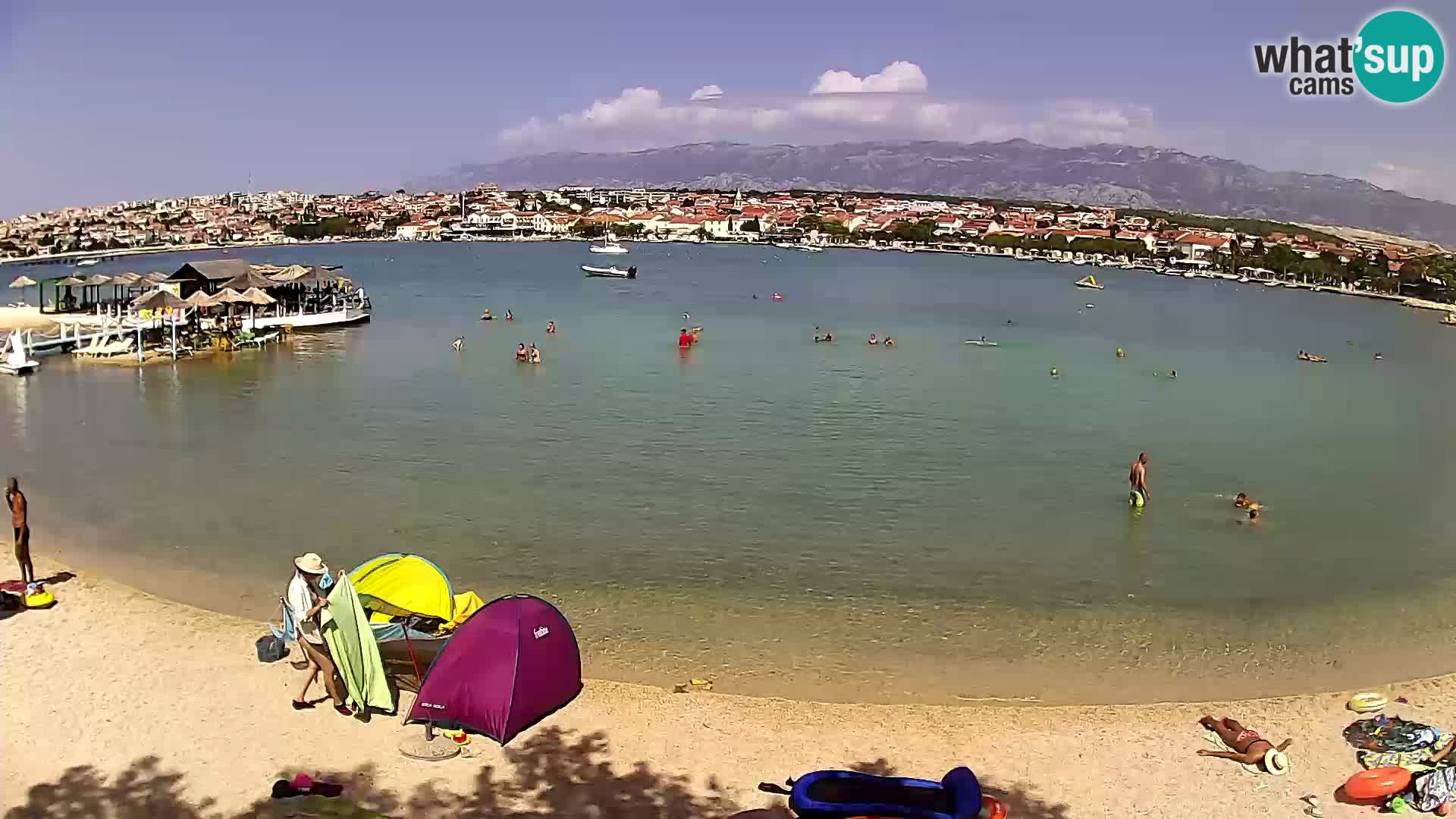 Novalja Kamera u živo – gradska plaža