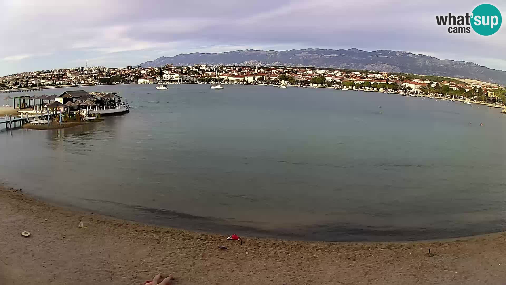 Novalja Kamera u živo – gradska plaža