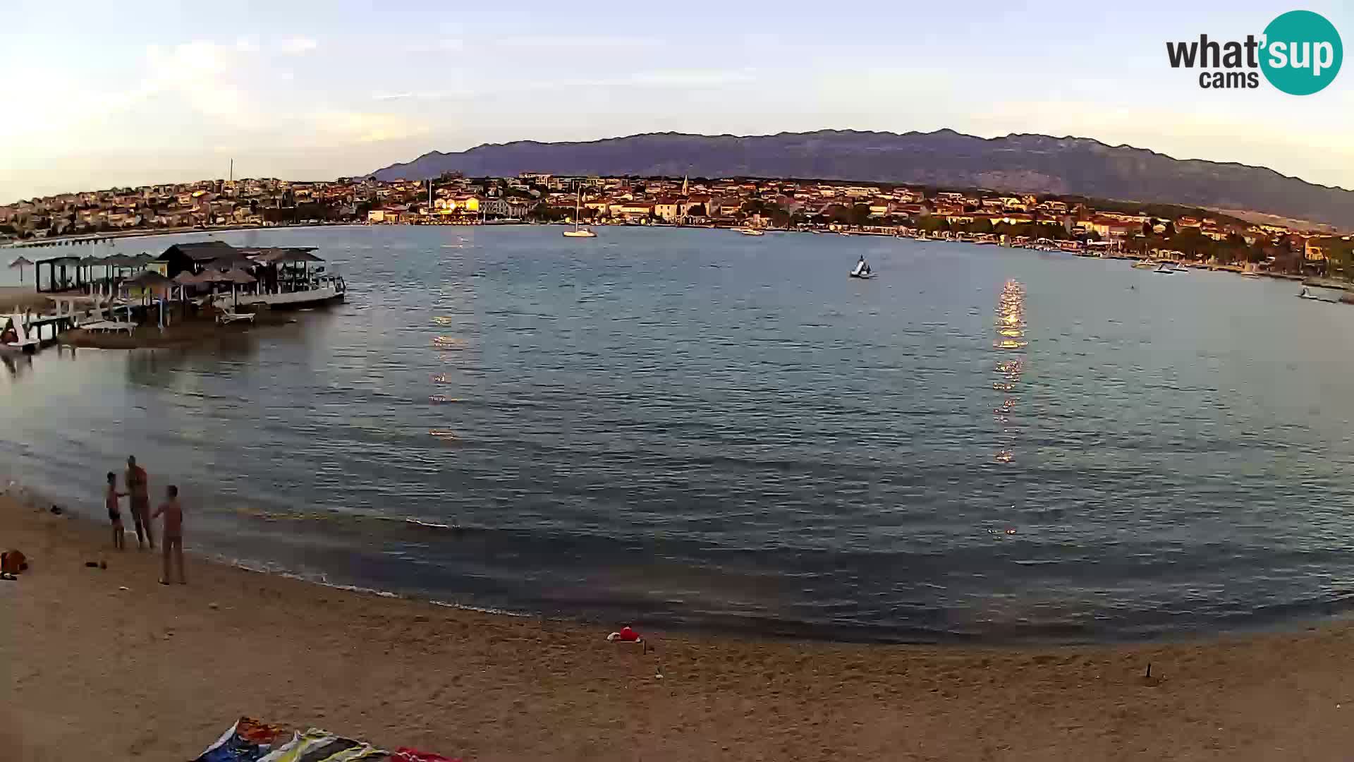 Live webcam Novalja – The Town beach