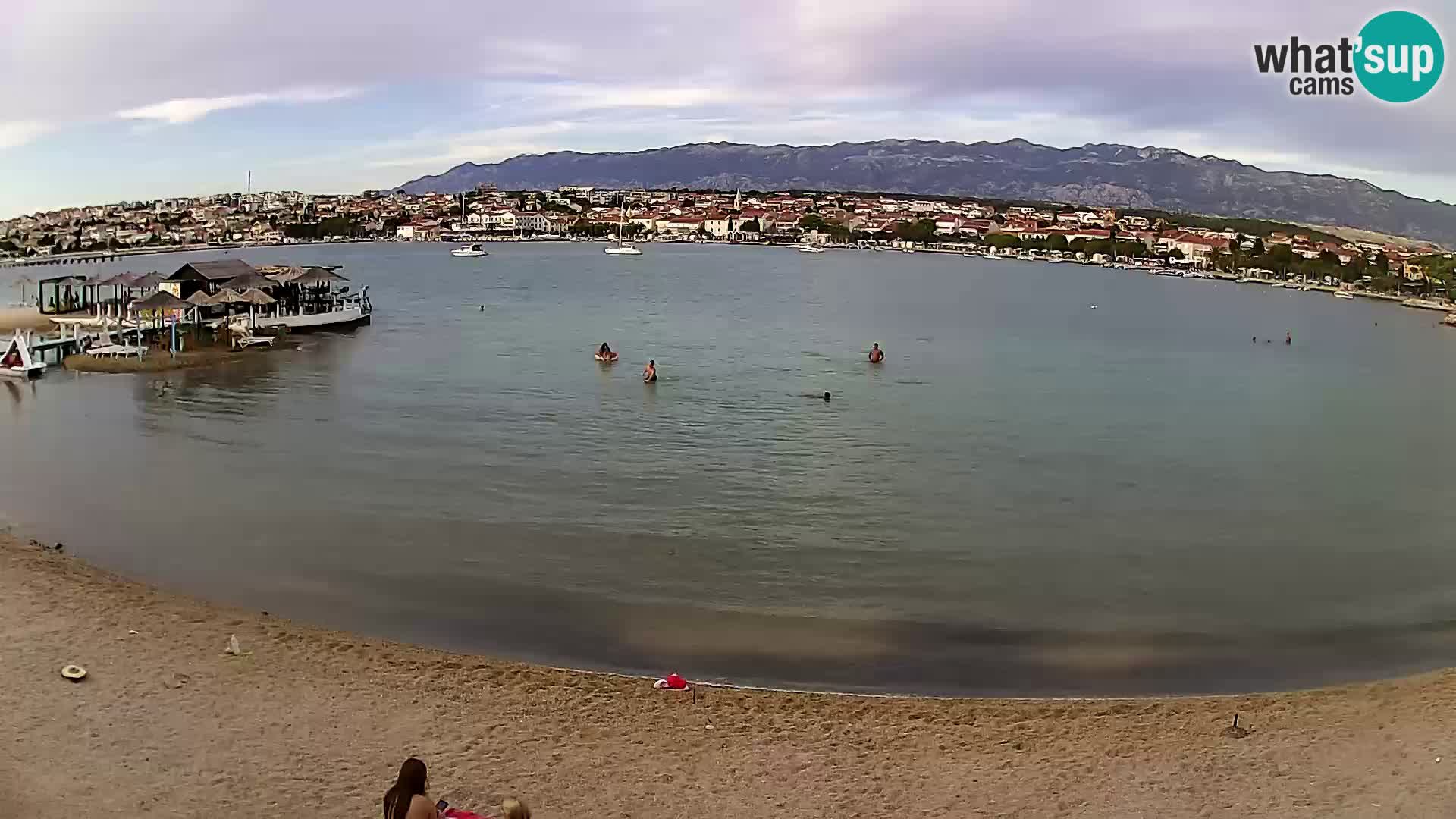 Novalja livecam – plage de la ville