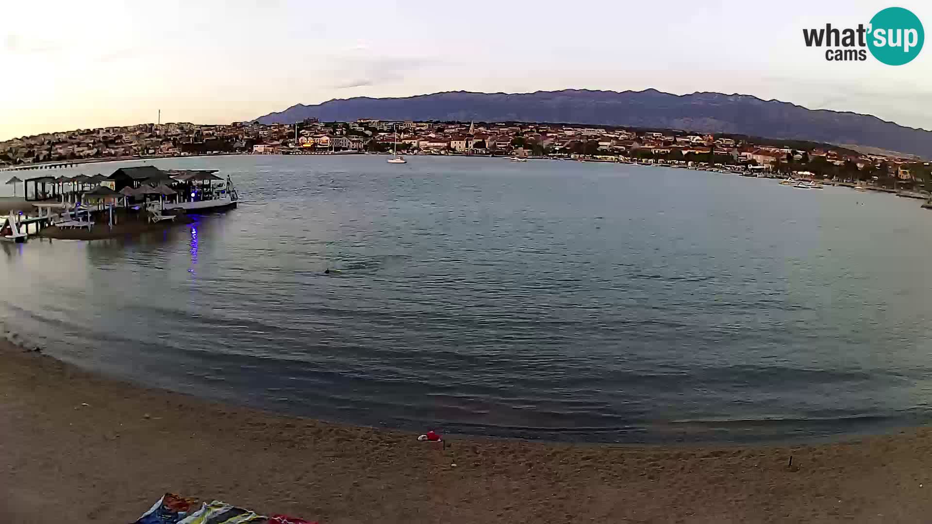 Novalja Kamera u živo – gradska plaža