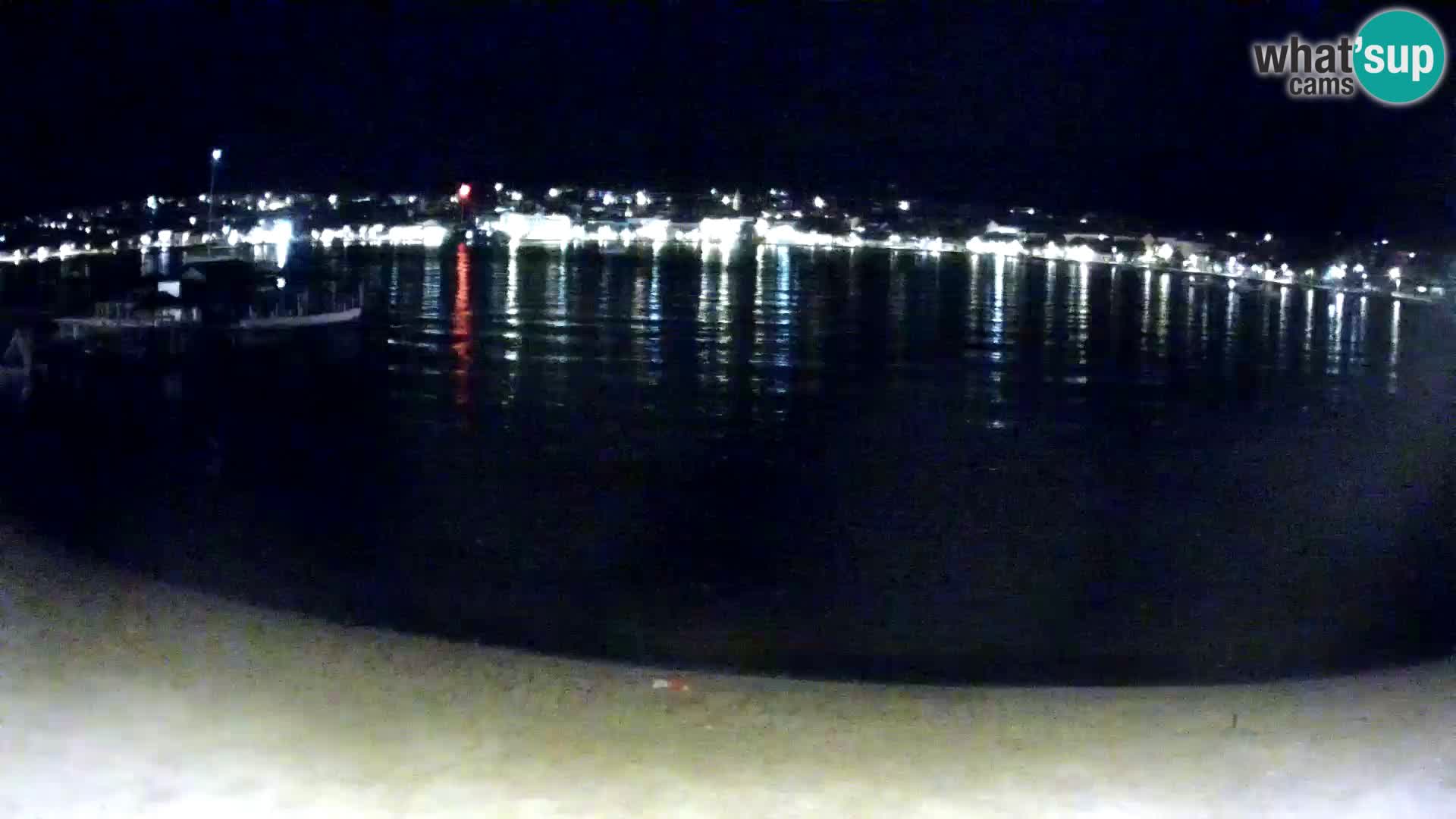 Novalja livecam – plage de la ville