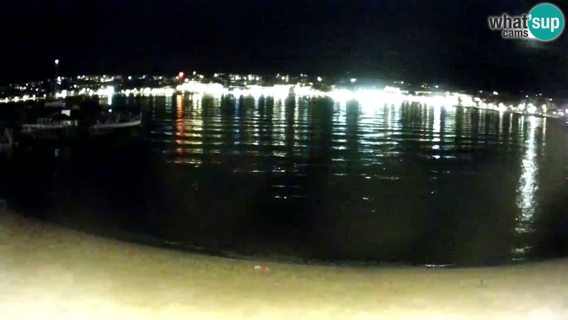 Novalja livecam – plage de la ville