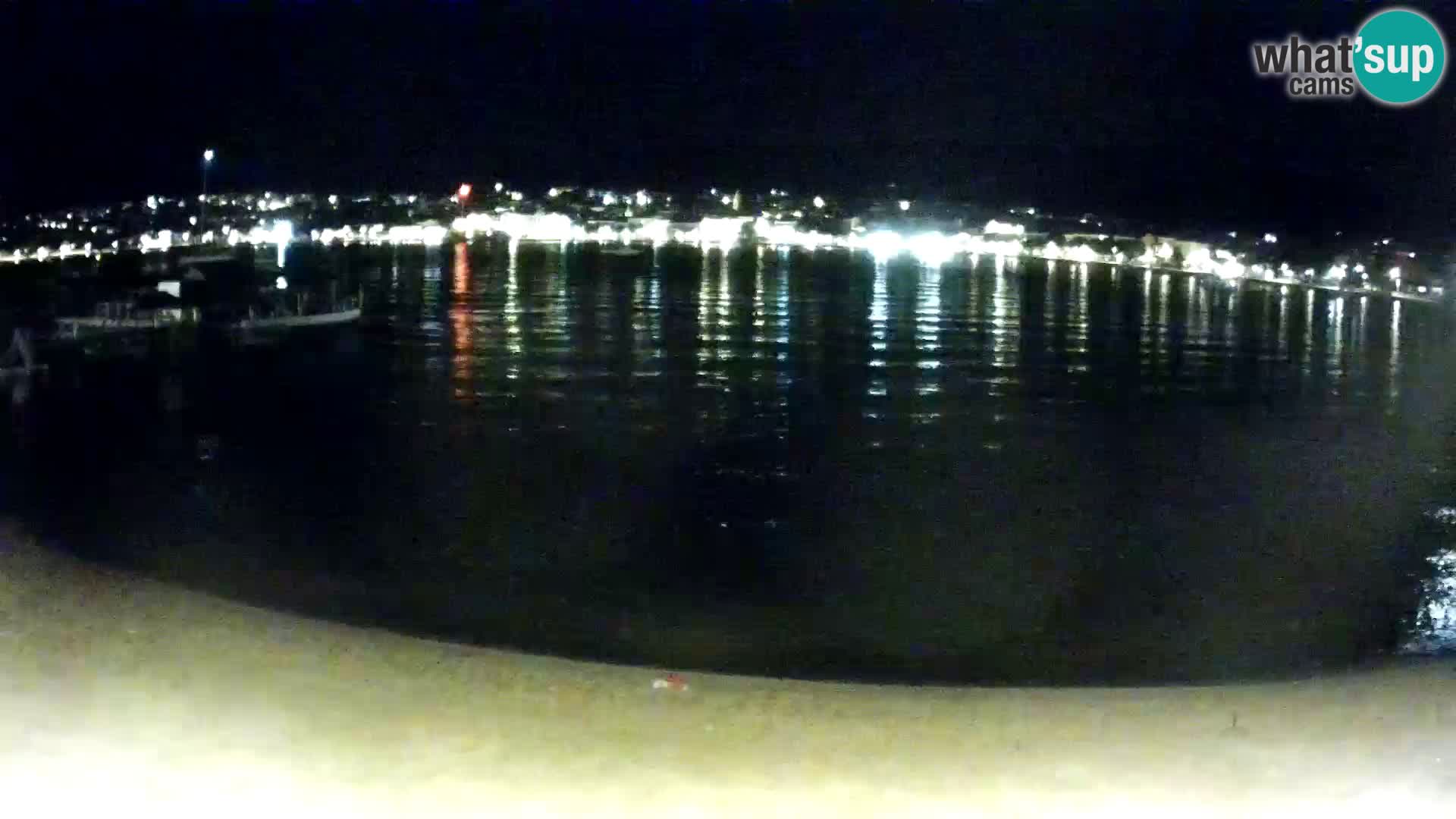 Novalja livecam – plage de la ville