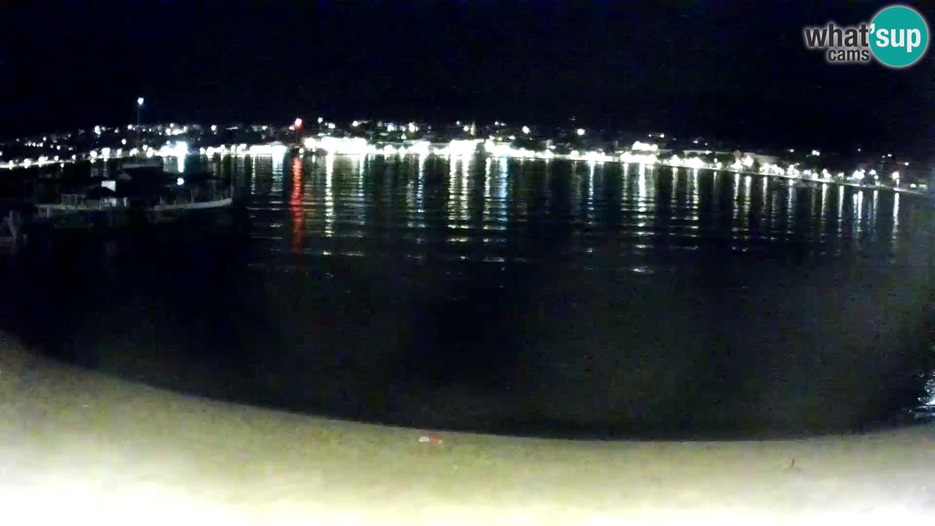 Novalja livecam – plage de la ville