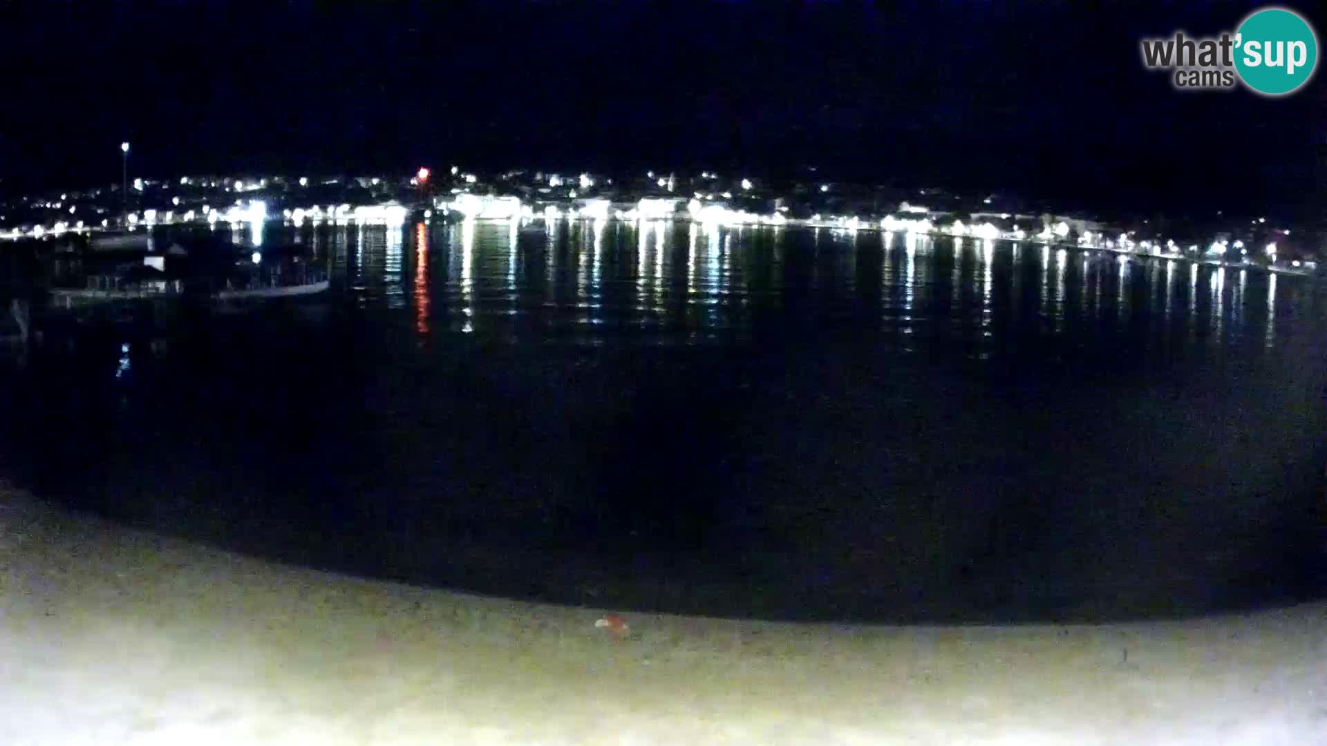 Novalja livecam – plage de la ville