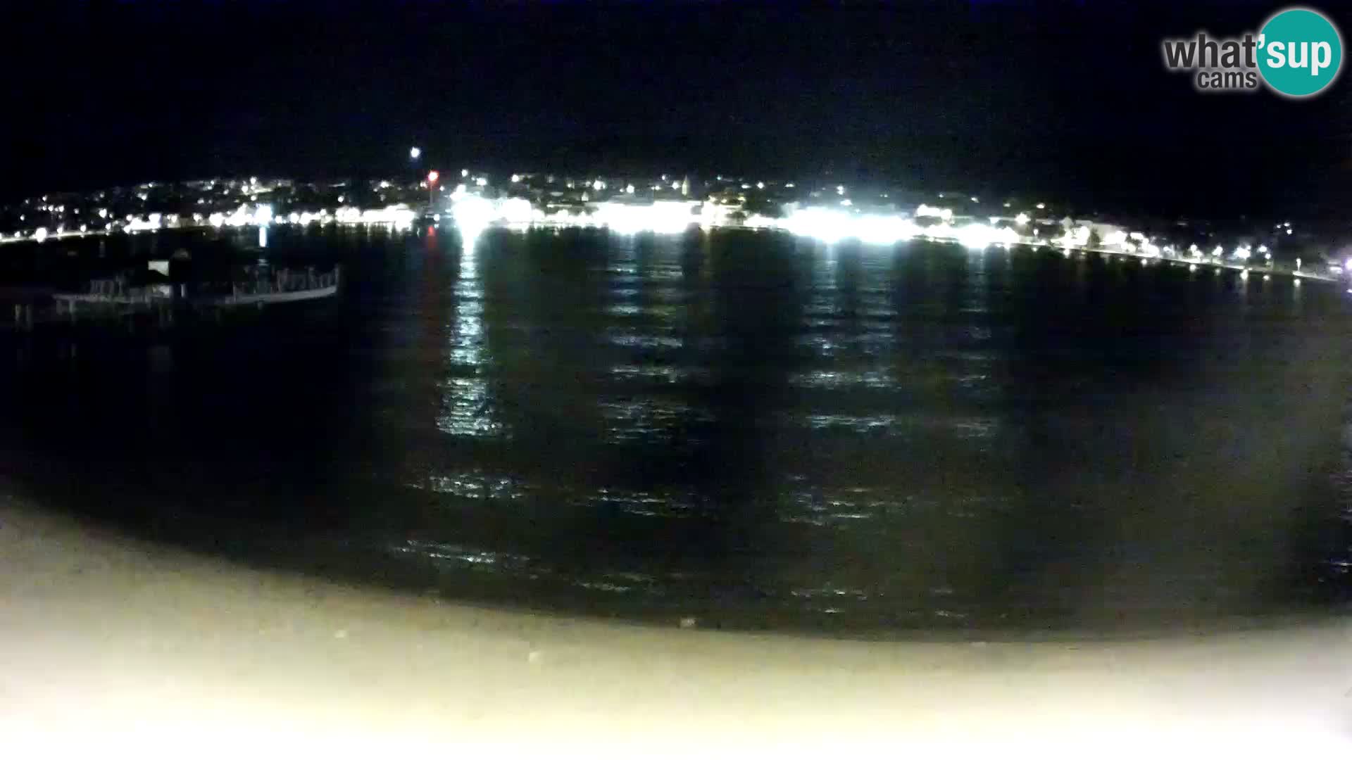 Live webcam Novalja – The Town beach