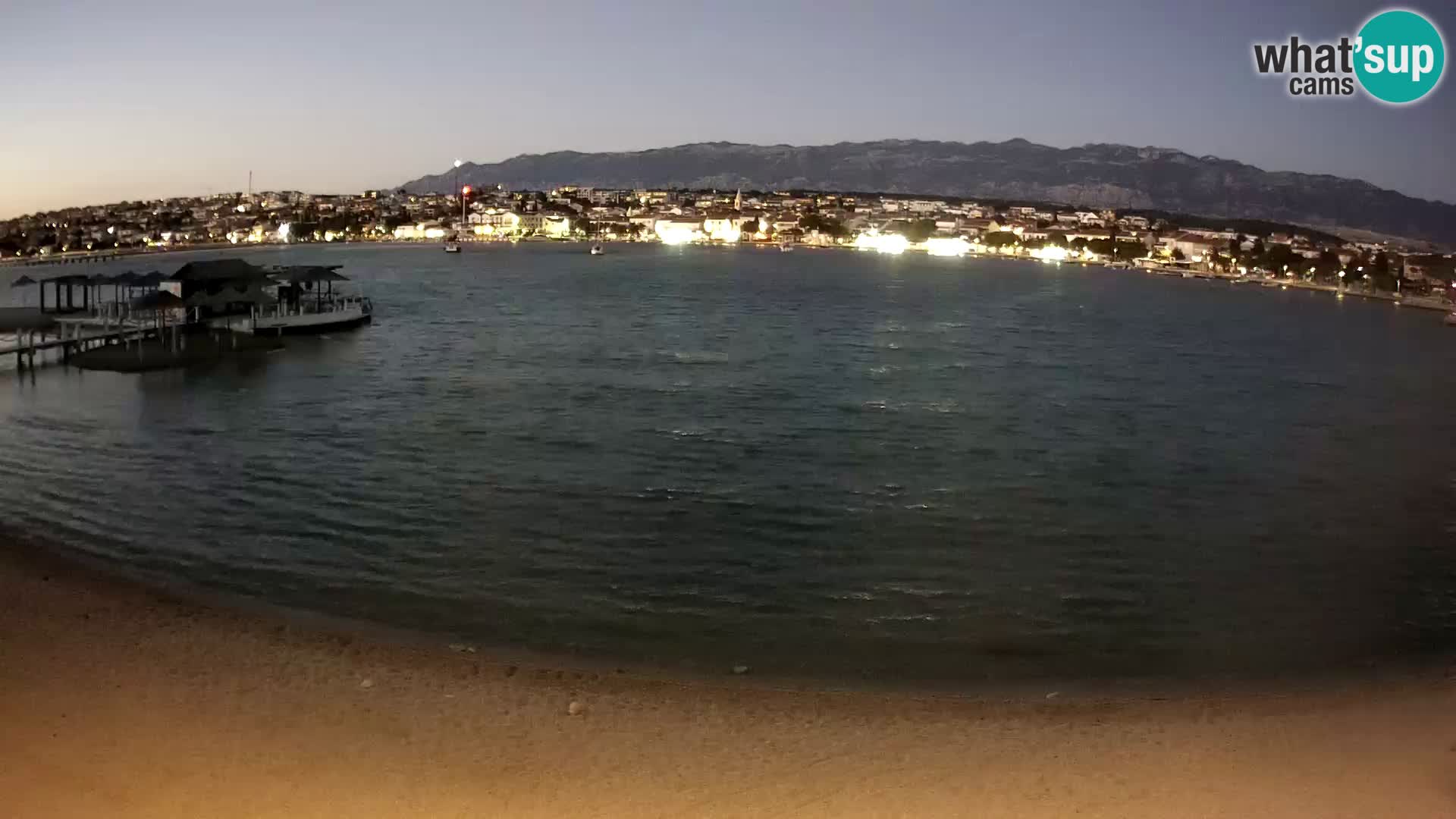 Novalja Kamera u živo – gradska plaža