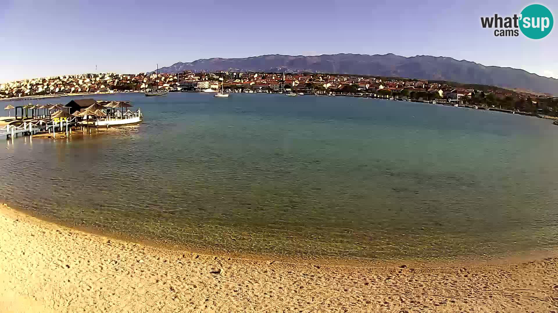 Novalja Kamera u živo – gradska plaža