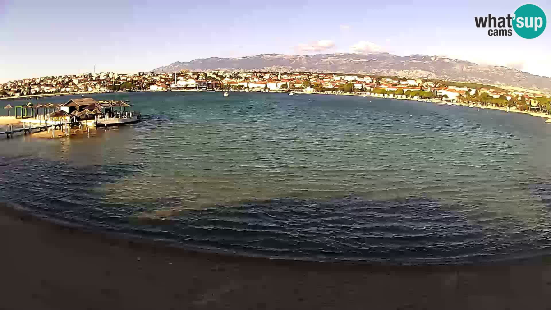 Novalja livecam – plage de la ville