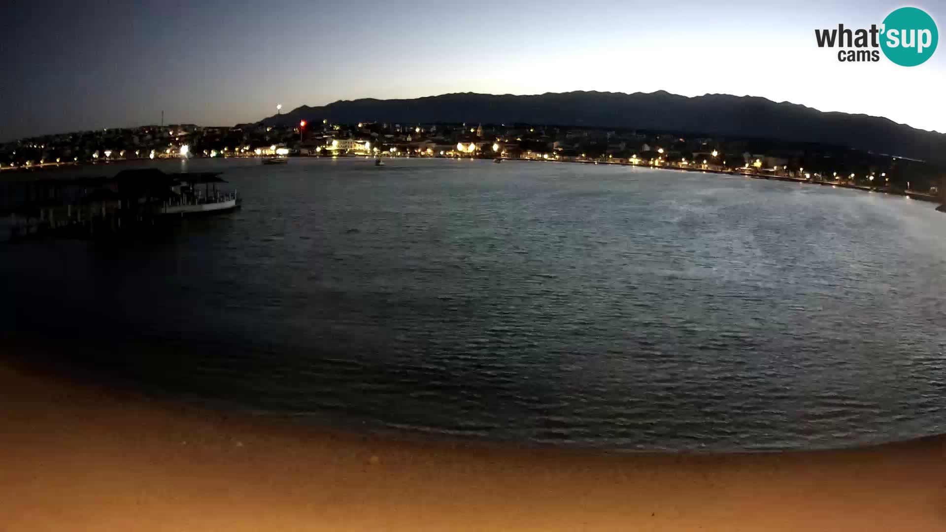 Webcam Novalja – Stadtstrand