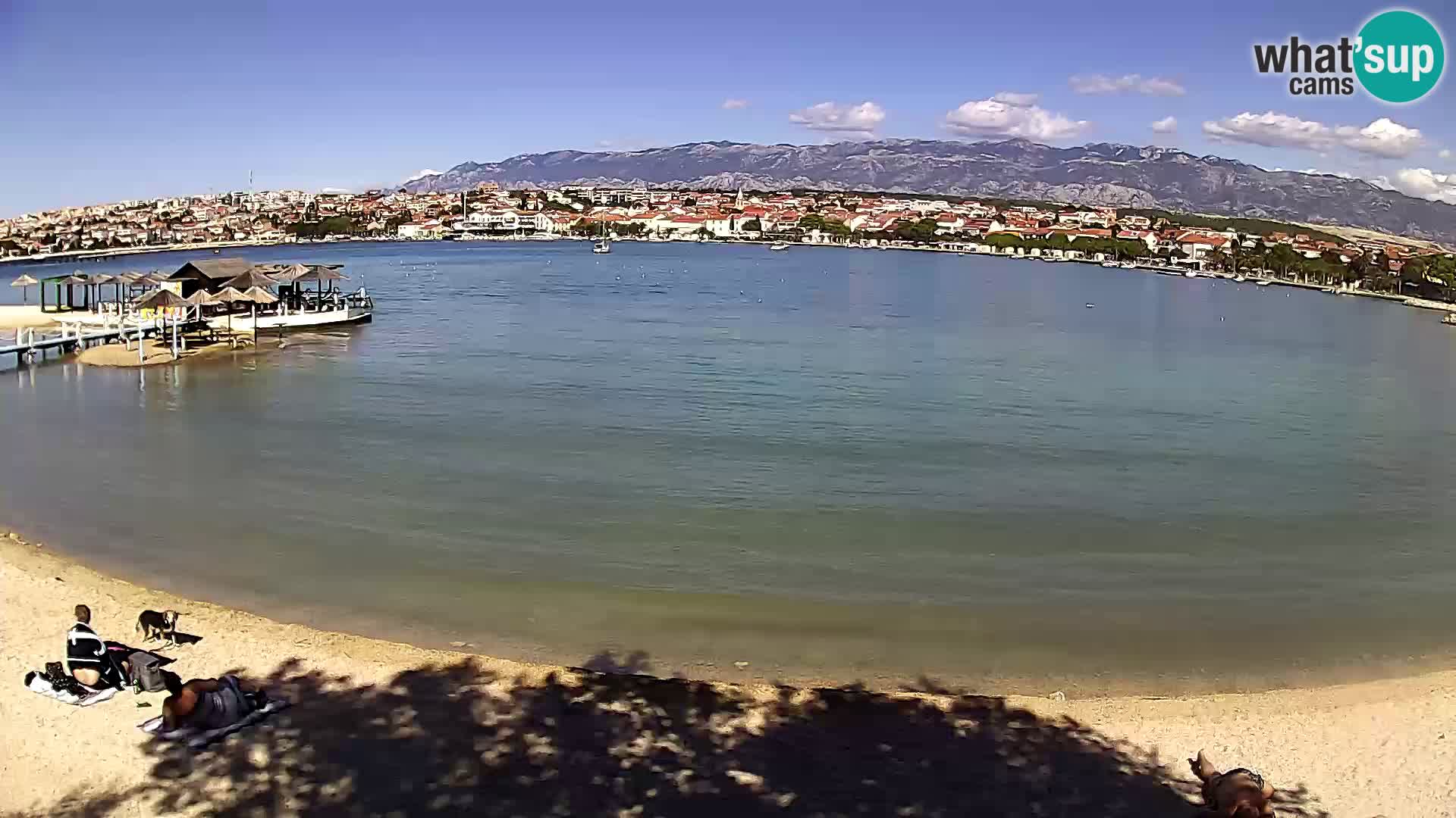 Novalja webcam – spiaggia cittadina