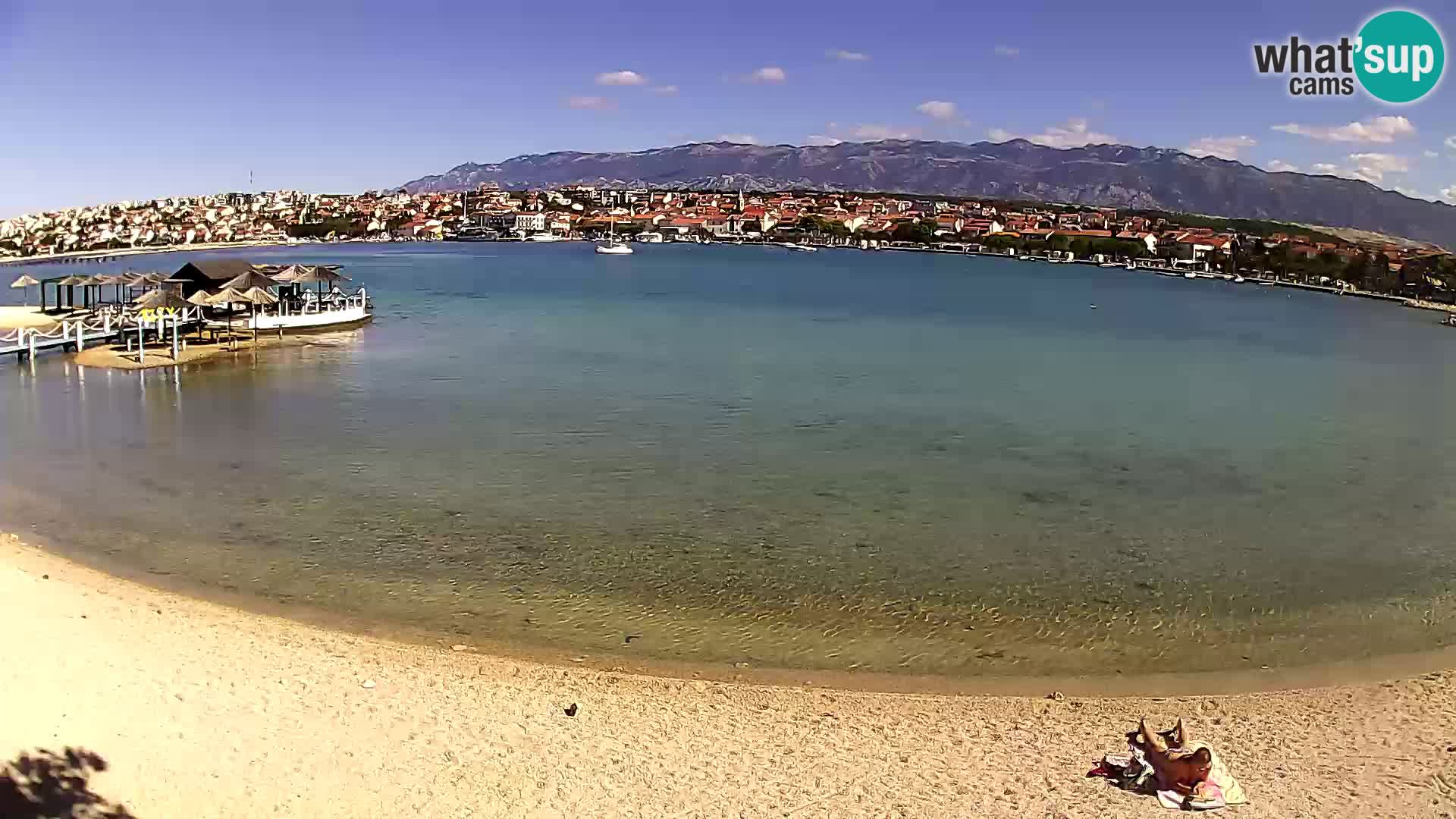 Novalja Kamera u živo – gradska plaža