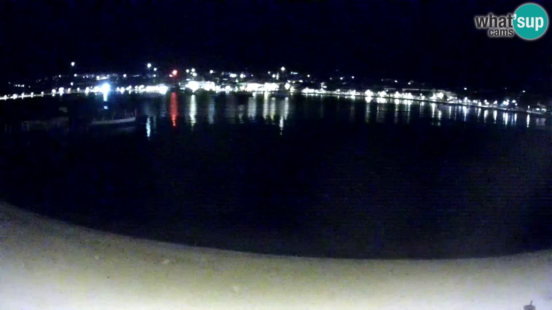 Novalja livecam – plage de la ville