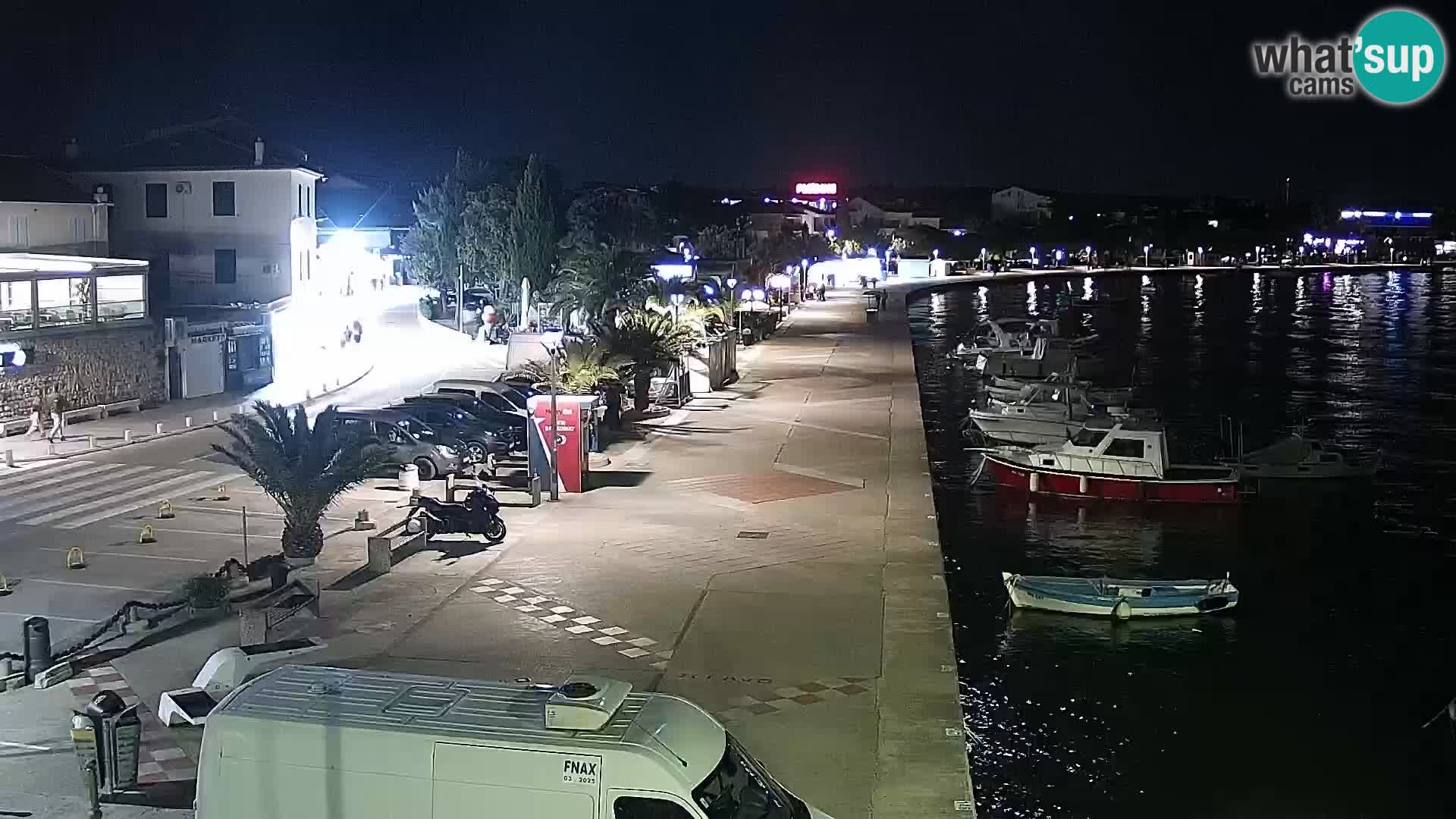 Novalja Livecam promenade