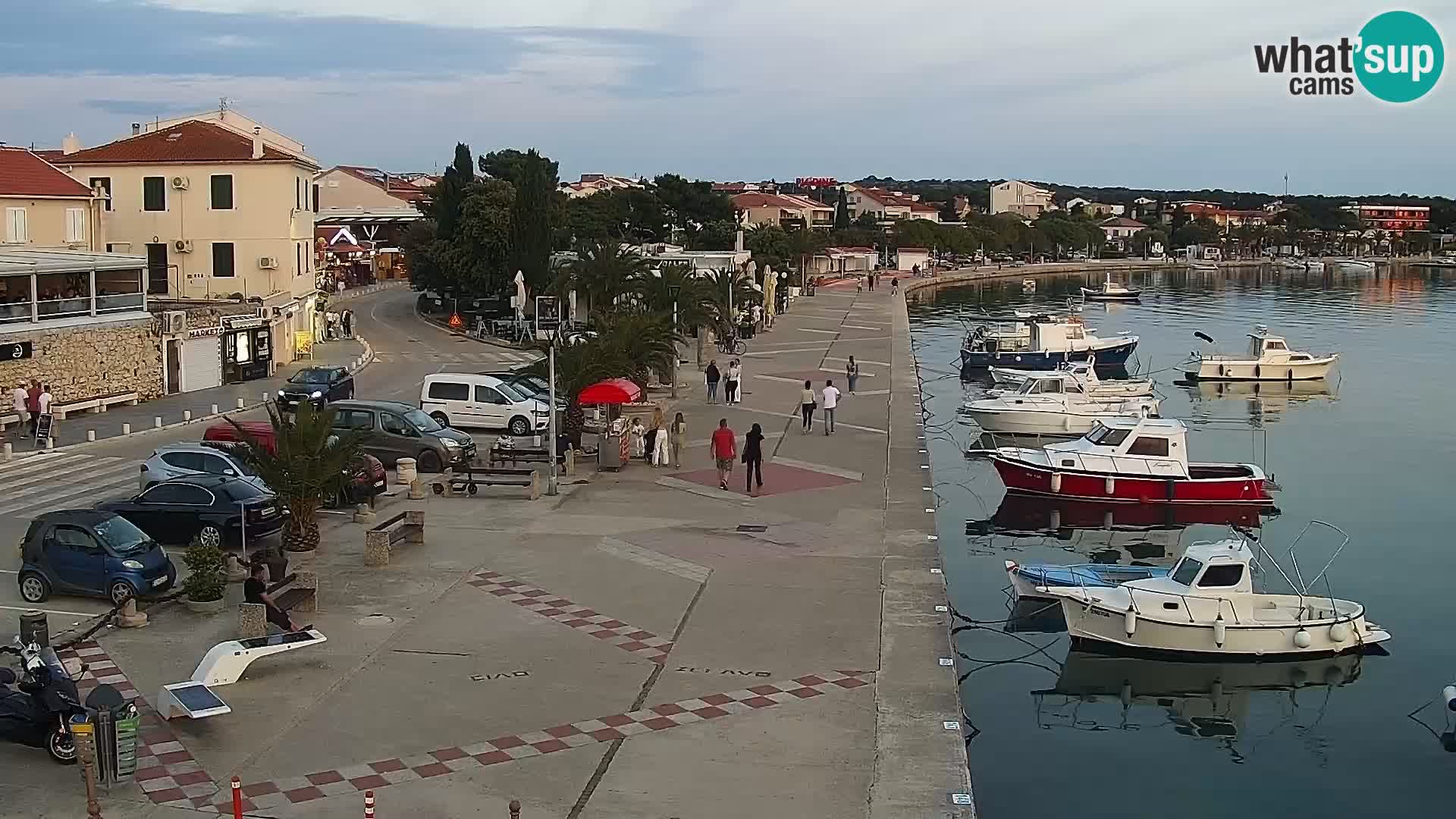 Novalja Livecam promenade