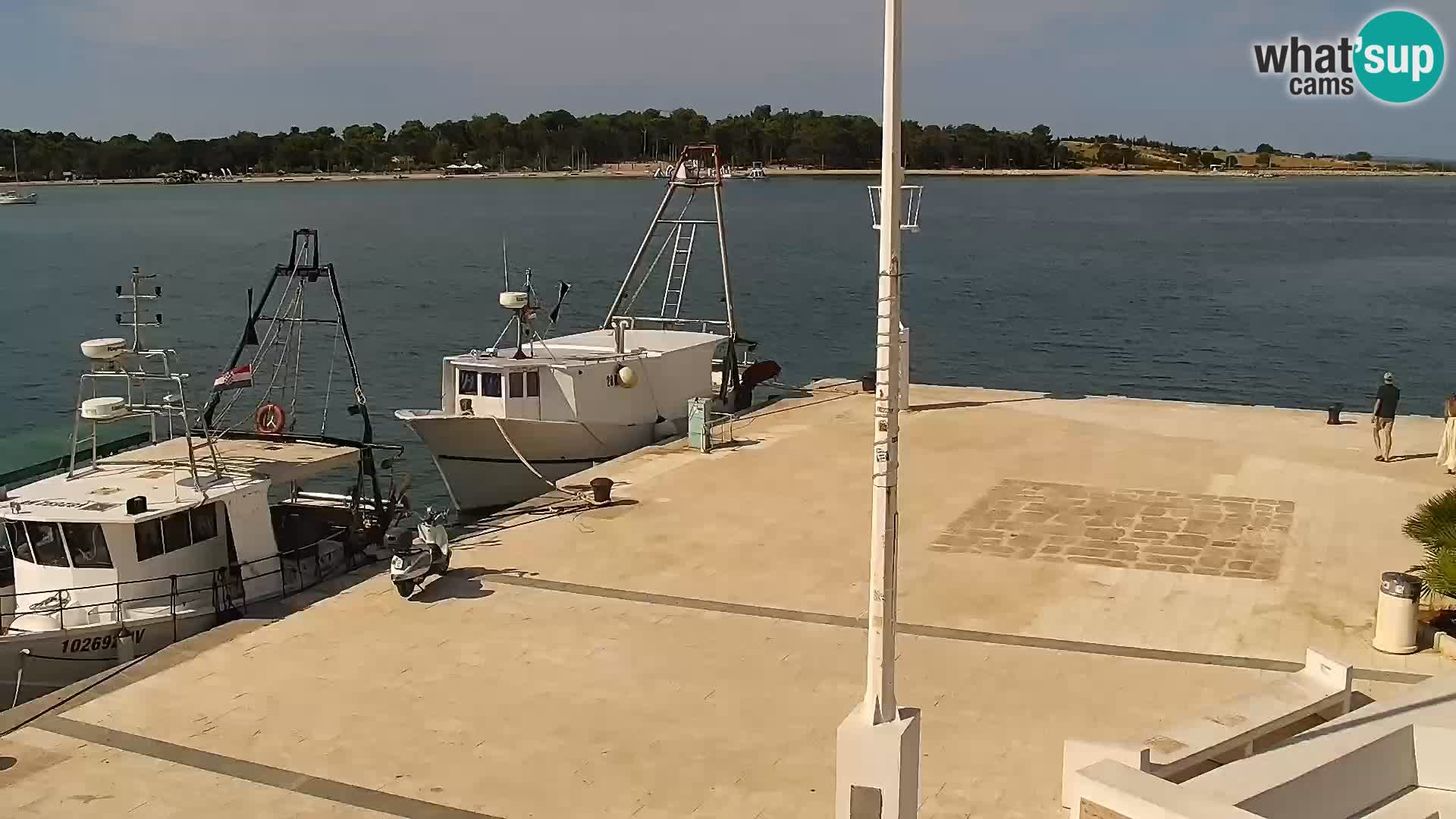 Webcam Novalja seaside promenade