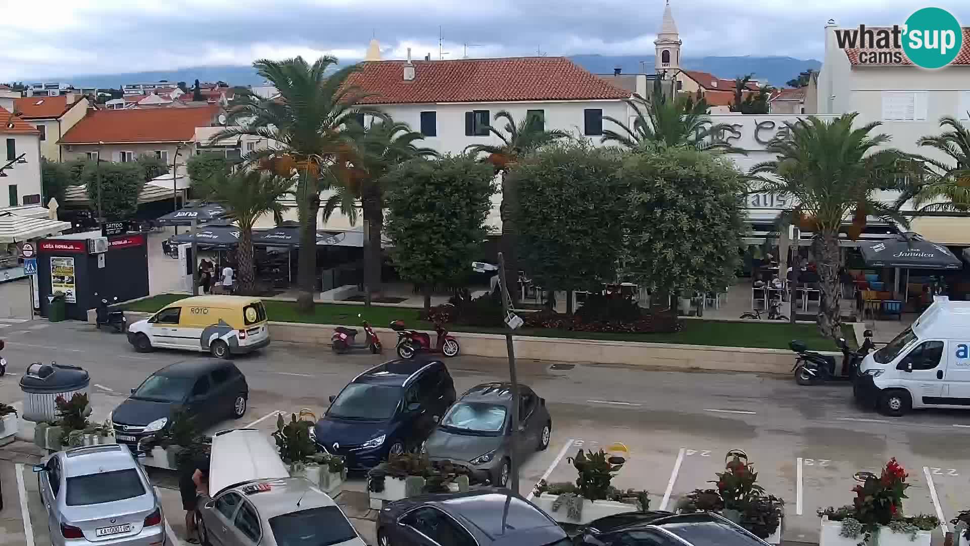 Livecam Promenade a Novalja