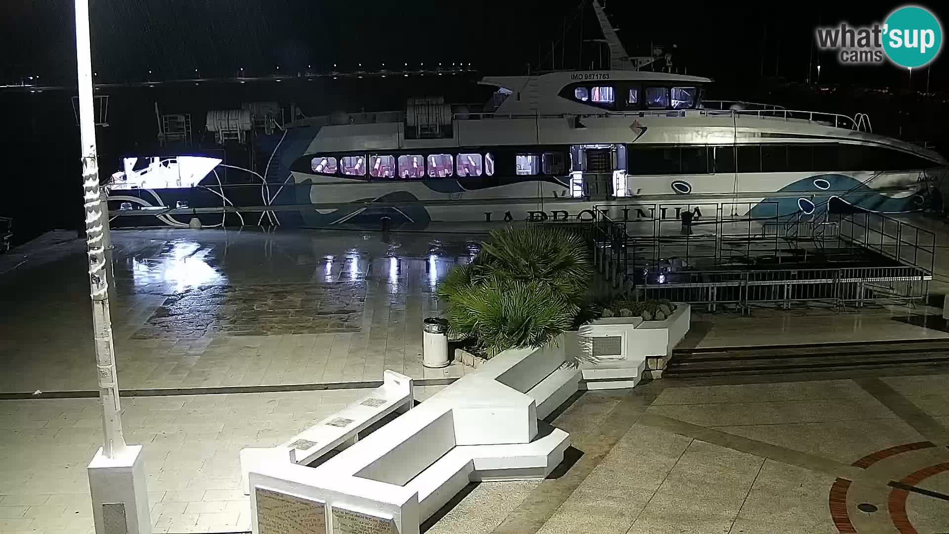 Novalja Livecam promenade