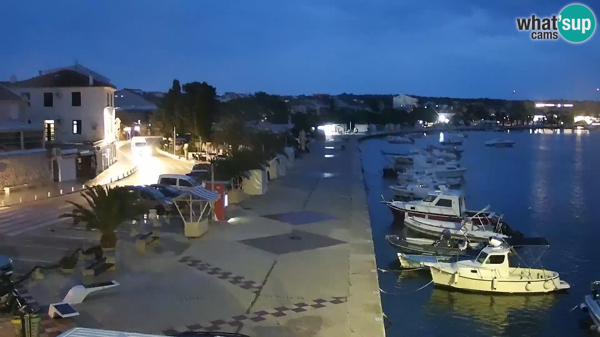 Livecam Promenade a Novalja