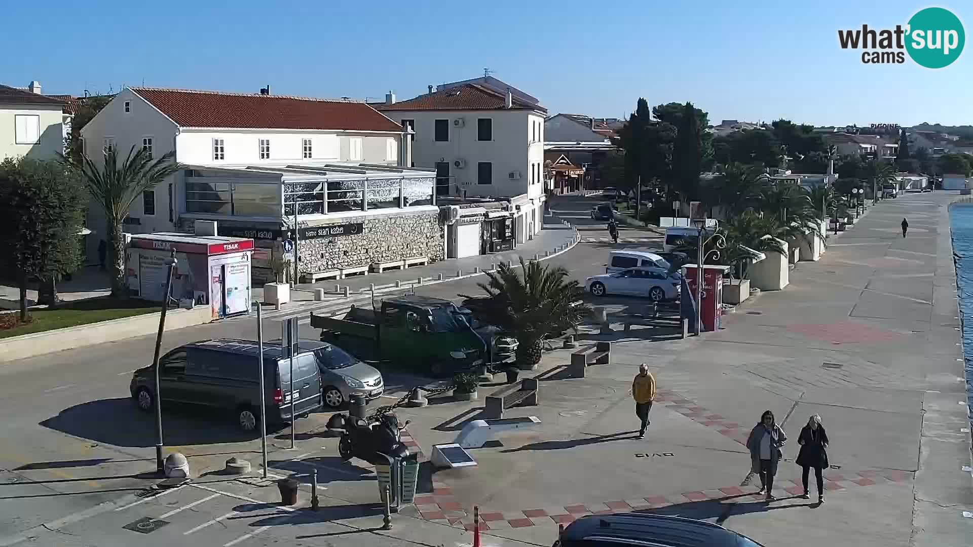 Novalja Livecam promenade