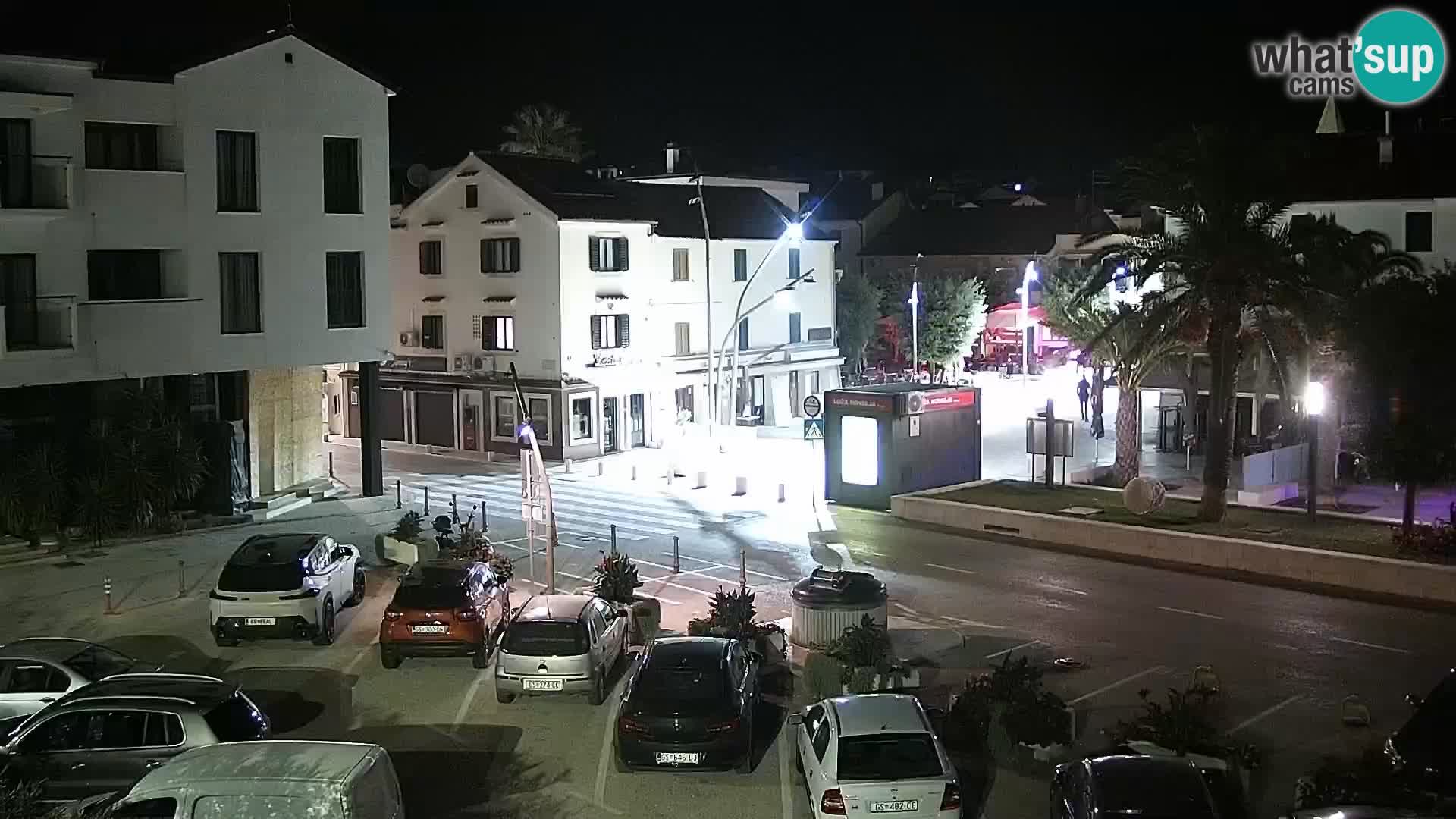 Livecam Promenade a Novalja