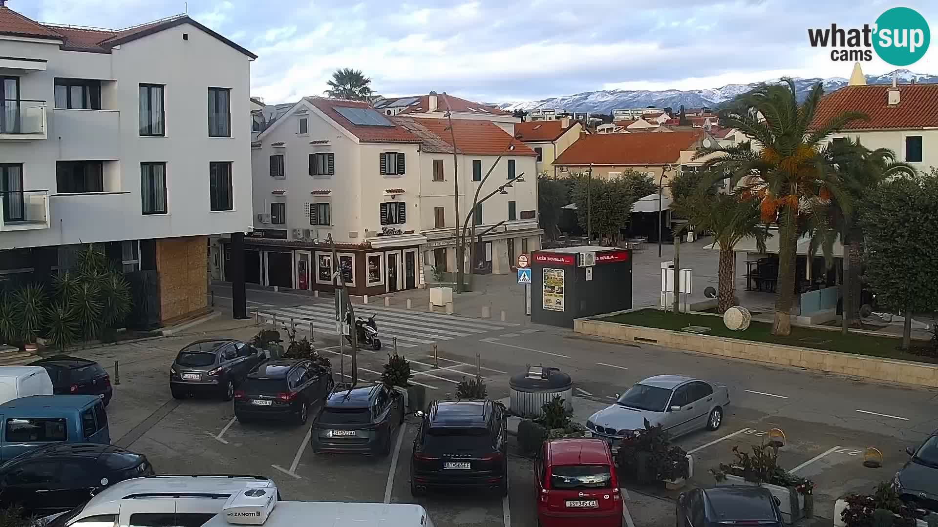 Novalja Livecam promenade