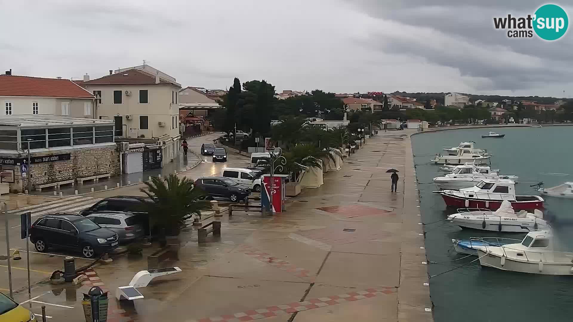 Novalja Livecam promenade