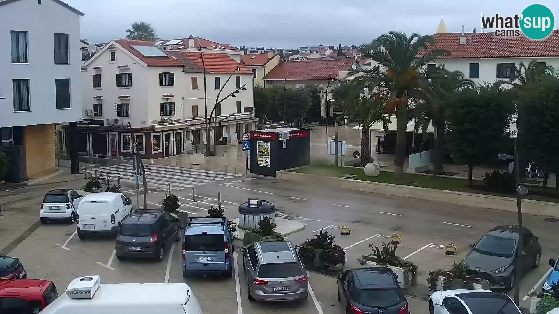 Novalja Livecam promenade