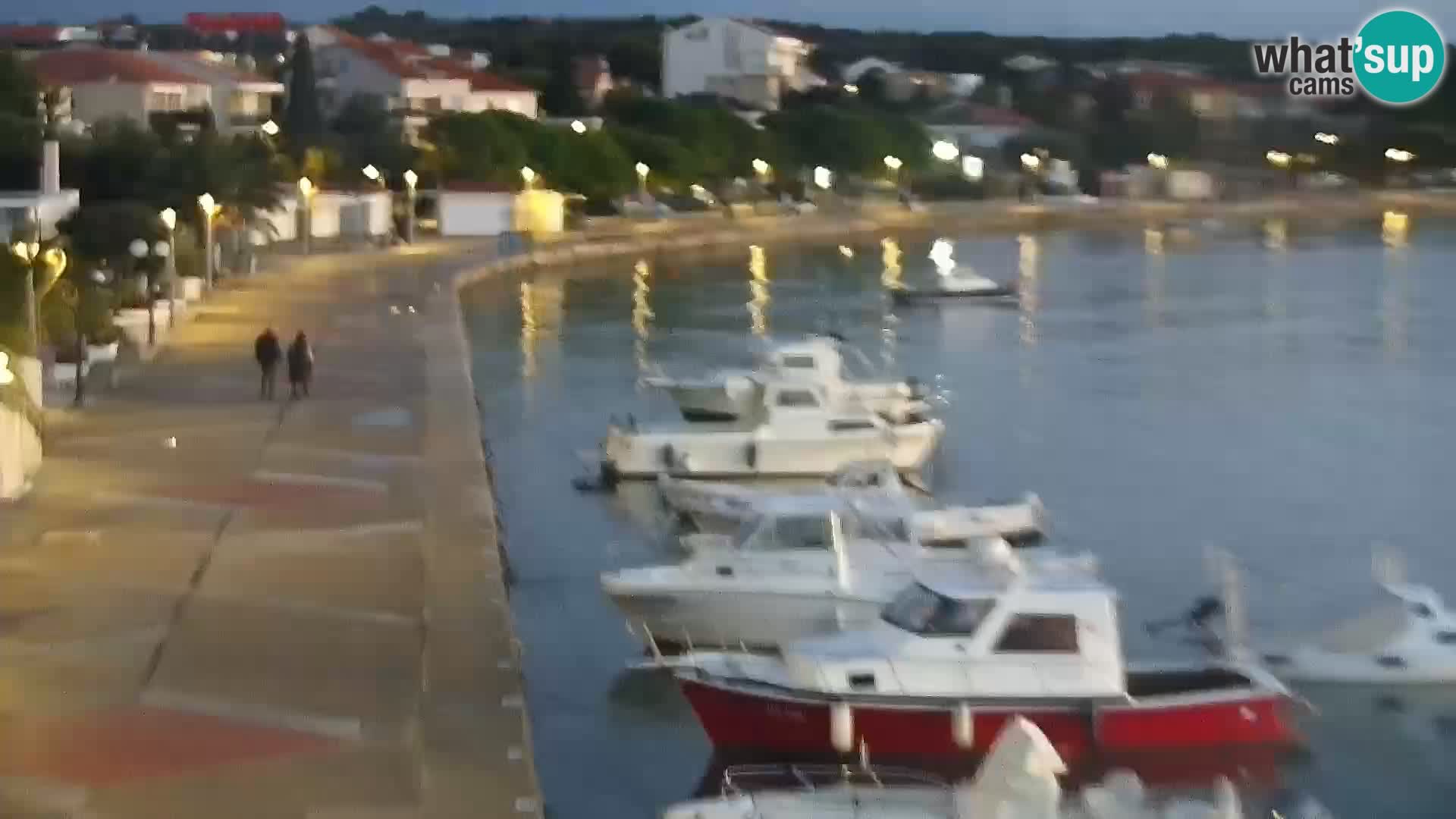 Novalja Livecam promenade