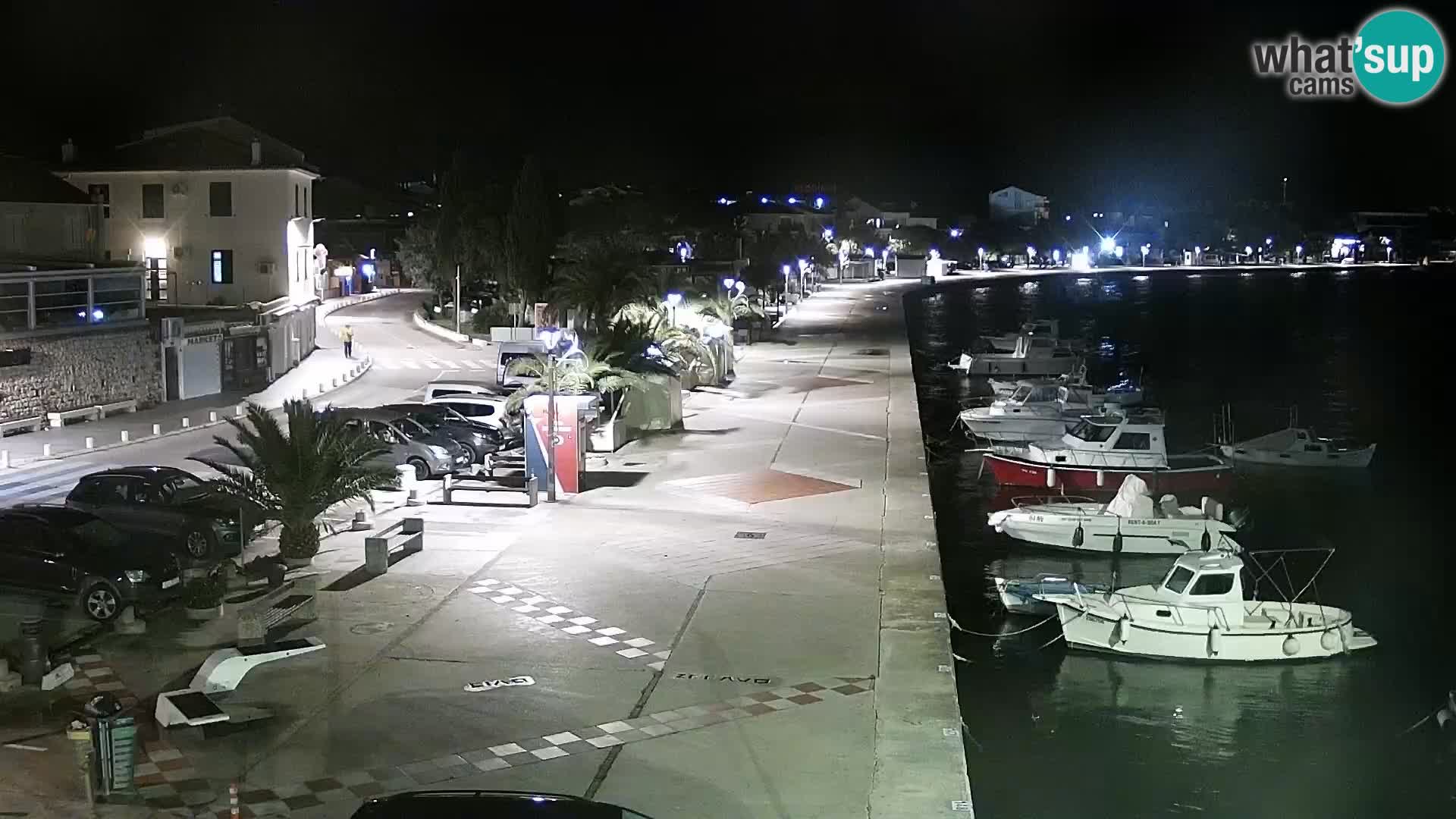 Novalja Livecam promenade