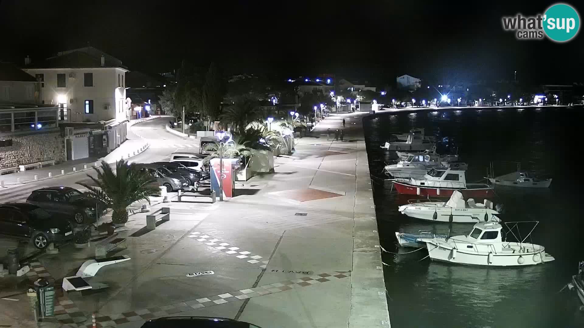 Novalja Livecam promenade