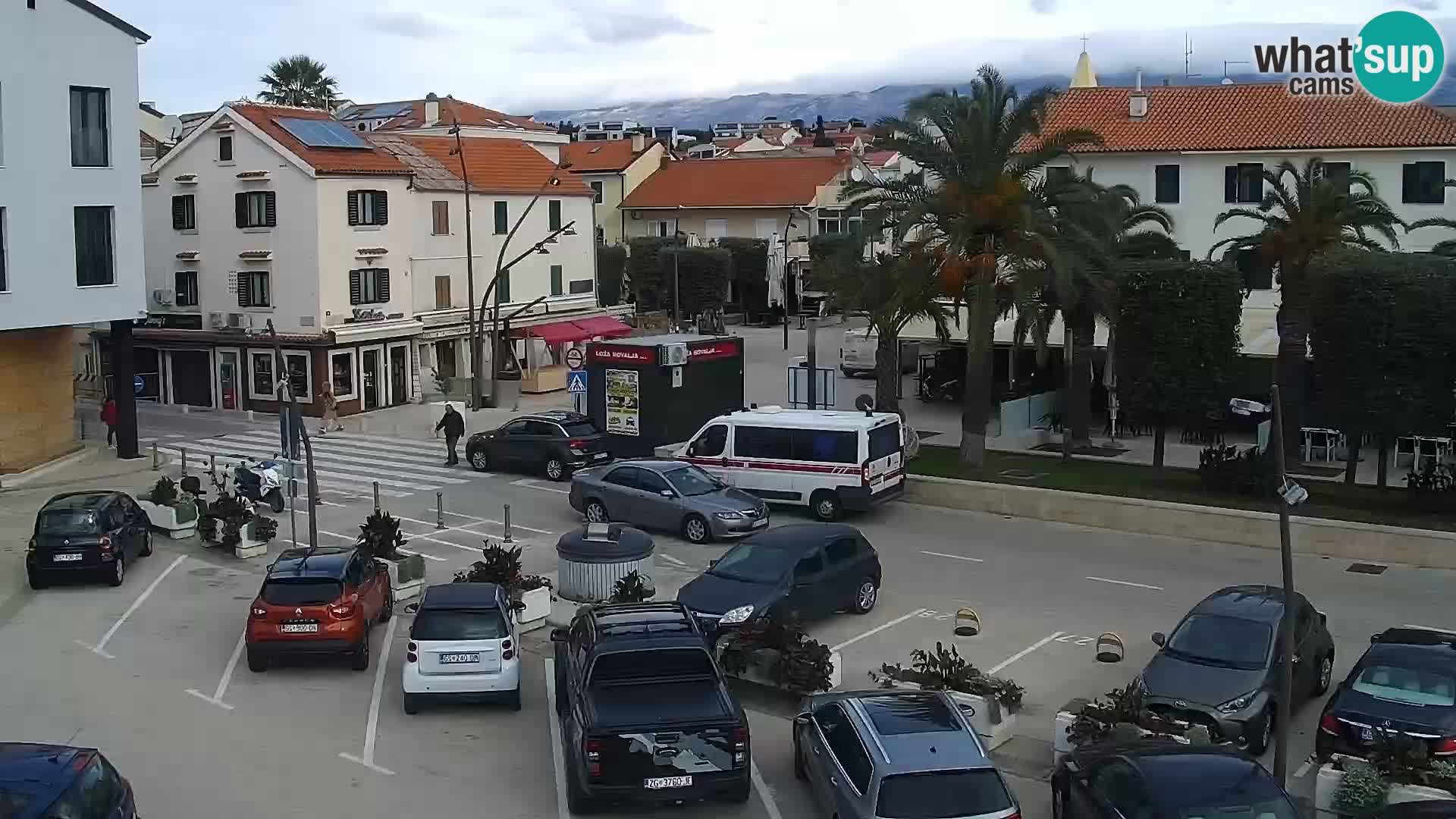 Novalja Livecam promenade