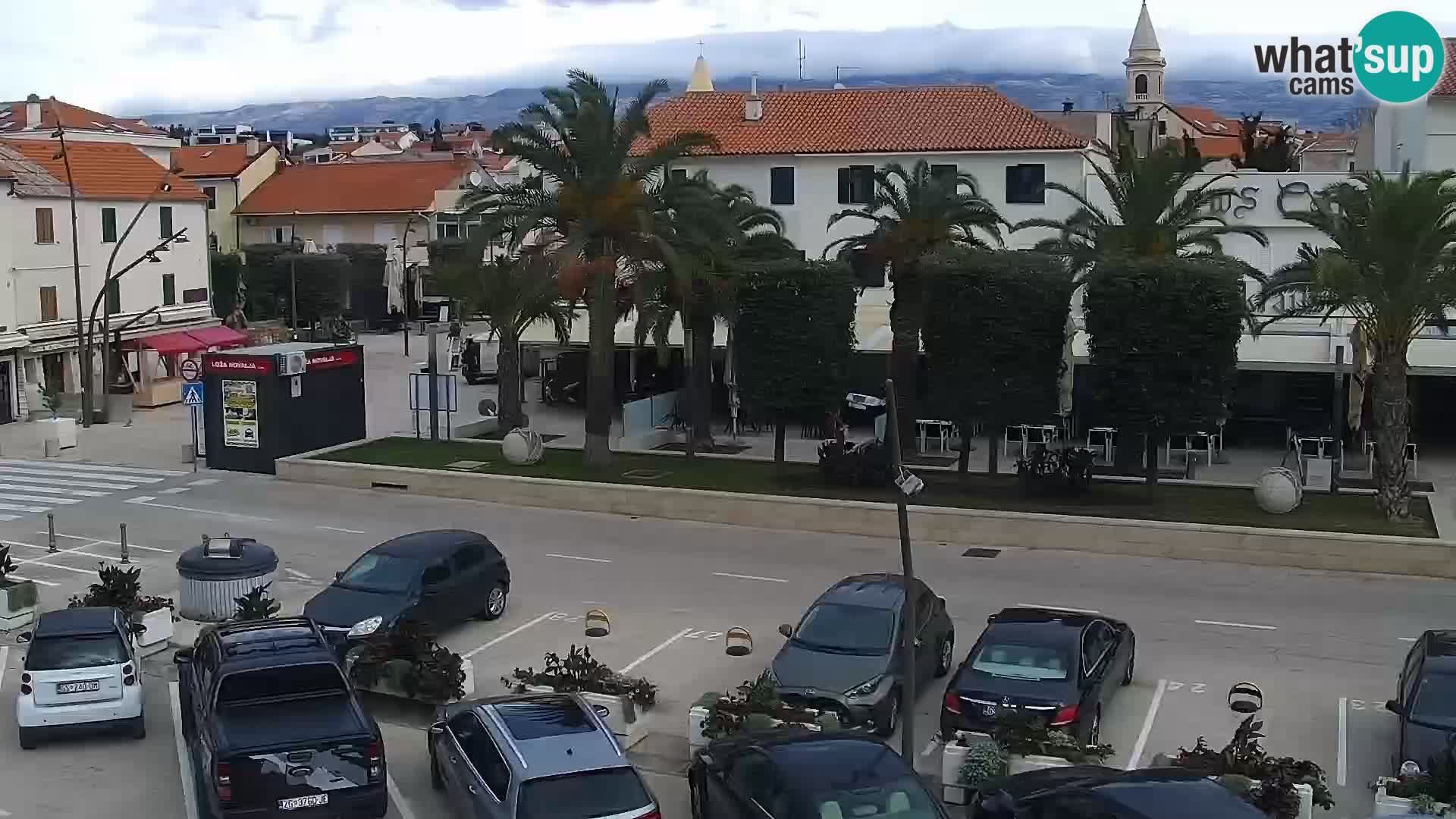 Novalja Livecam promenade