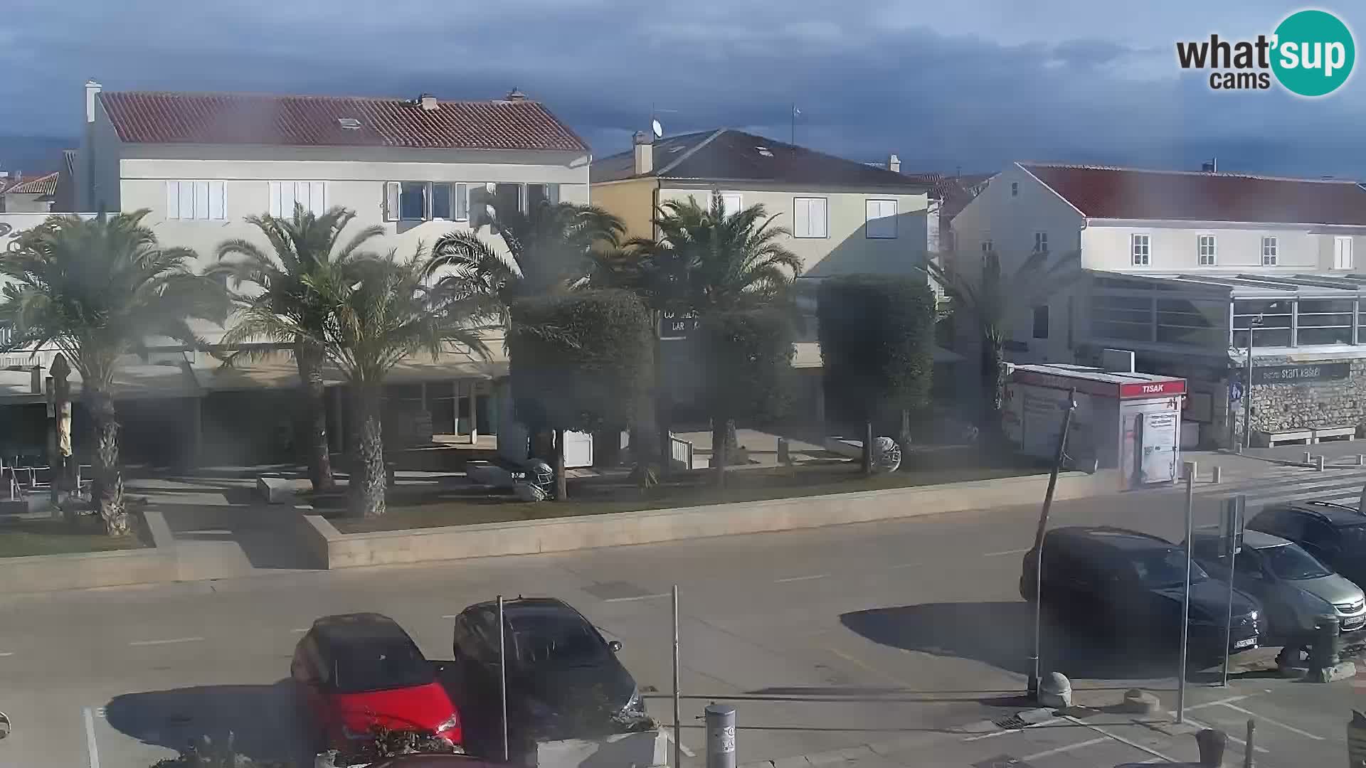 Livecam Promenade a Novalja